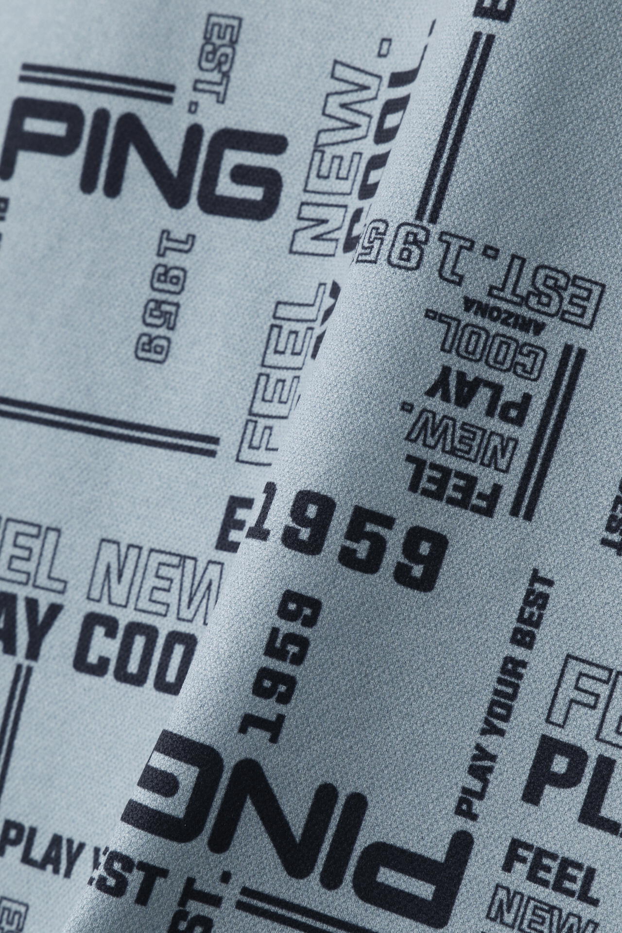 【PING APPAREL】クールマックスエコメイド 半袖ハイネックカットソー <GOLD> (LADIES)