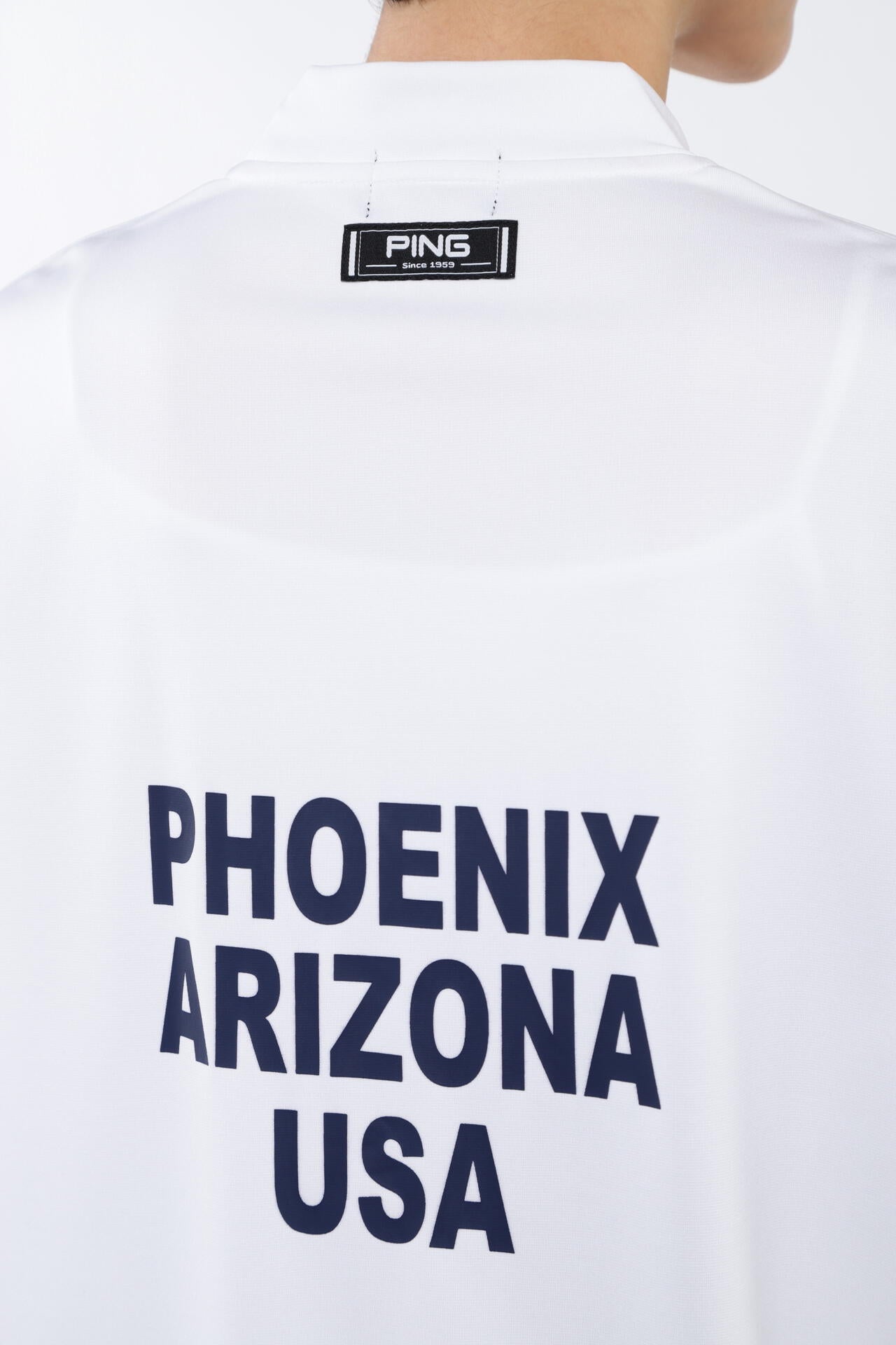 【PING APPAREL】杢ストレッチポンチスペースマスターUV半袖ハイネックカットソー <NATIVE> (LADIES)