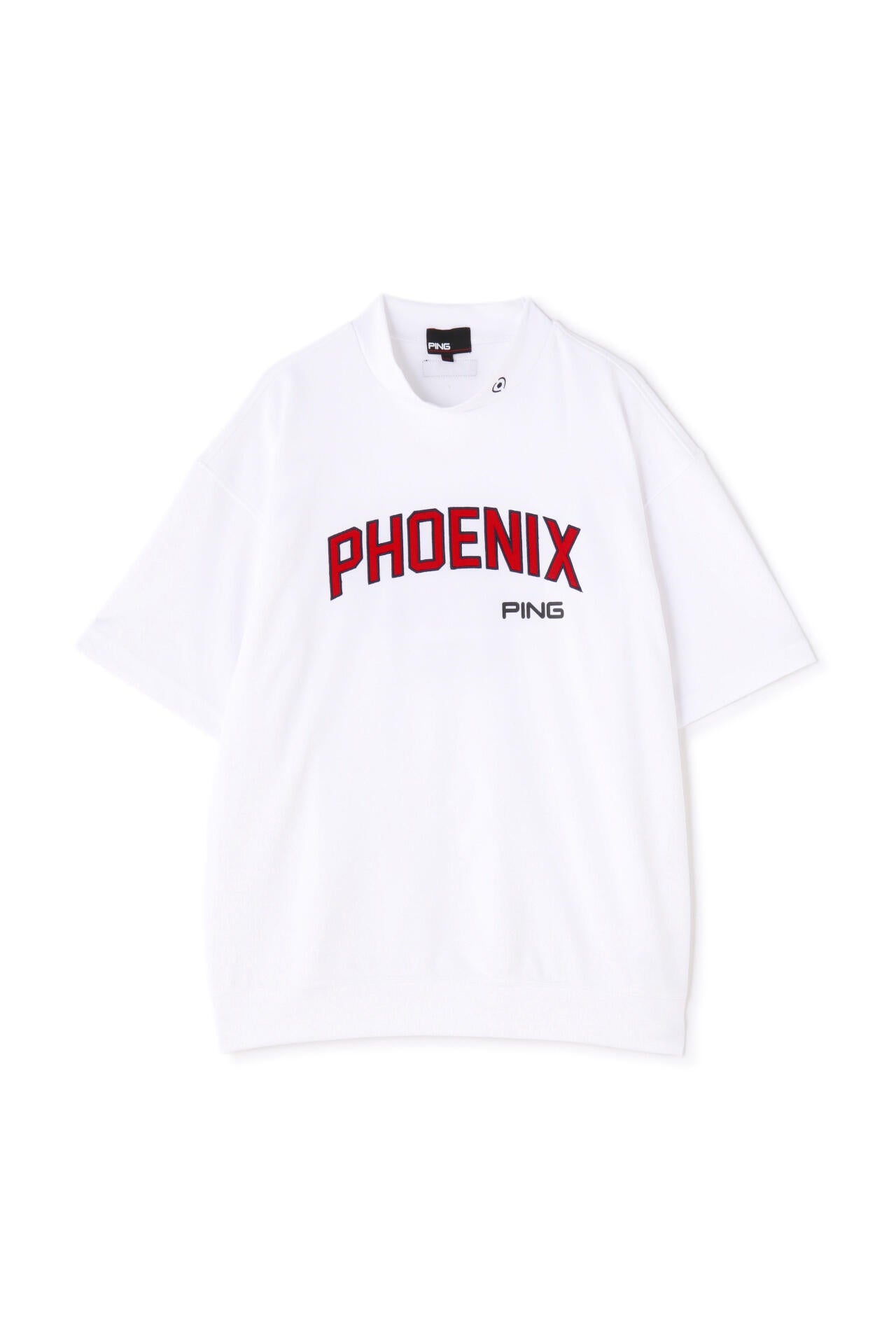 【PING APPAREL】杢ストレッチポンチスペースマスターUV半袖ハイネックカットソー <NATIVE> (LADIES)