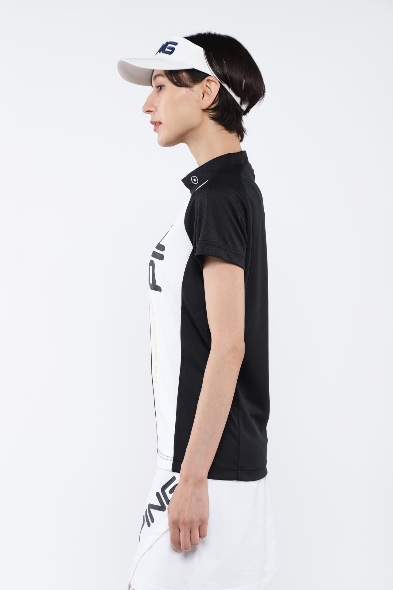 【PING APPAREL】クールコア半袖ハイネックカットソー <PERFORMANCE> (LADIES)