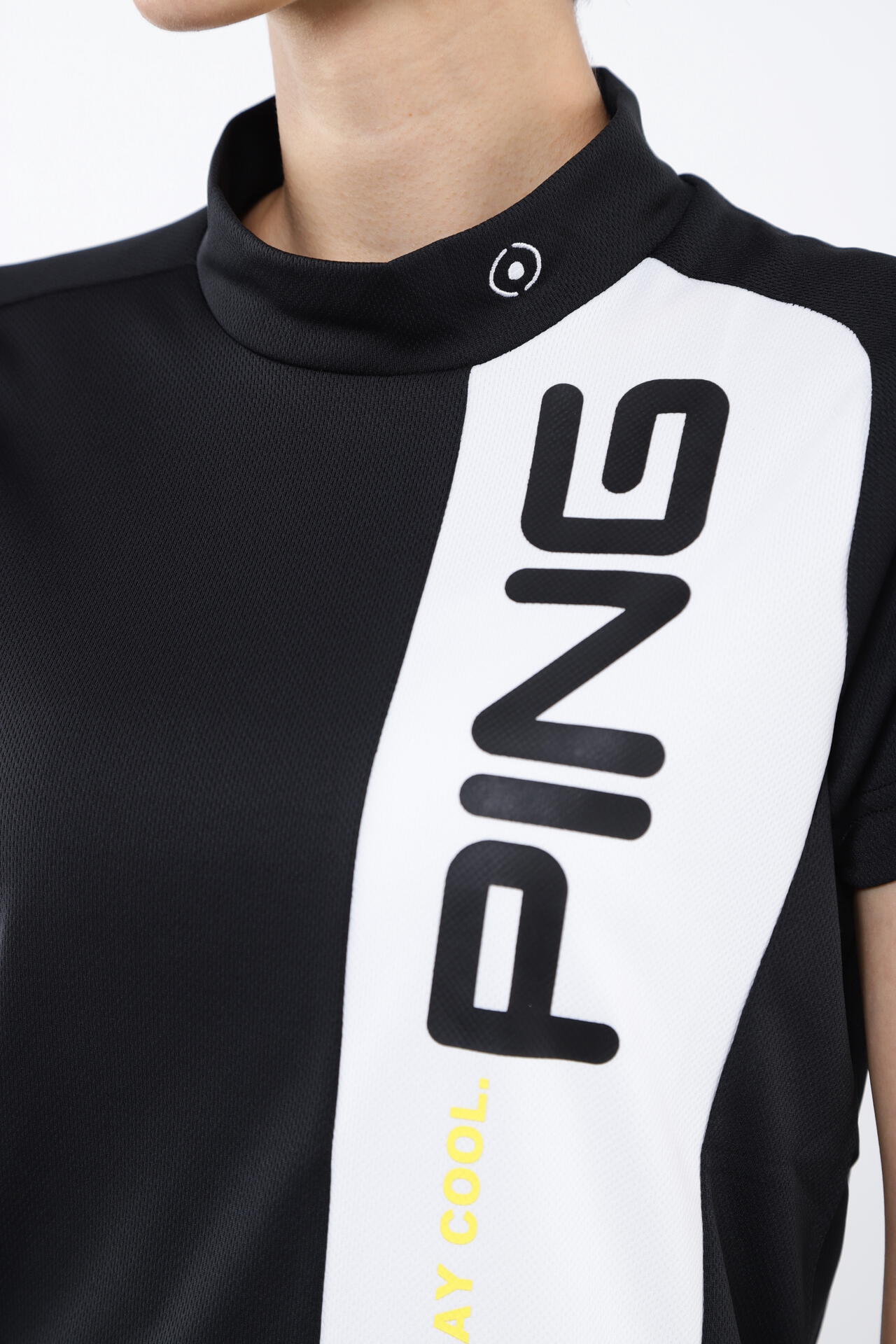 【PING APPAREL】クールコア半袖ハイネックカットソー <PERFORMANCE> (LADIES)