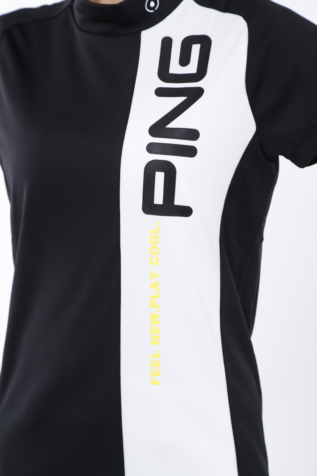 【PING APPAREL】クールコア半袖ハイネックカットソー <PERFORMANCE> (LADIES)