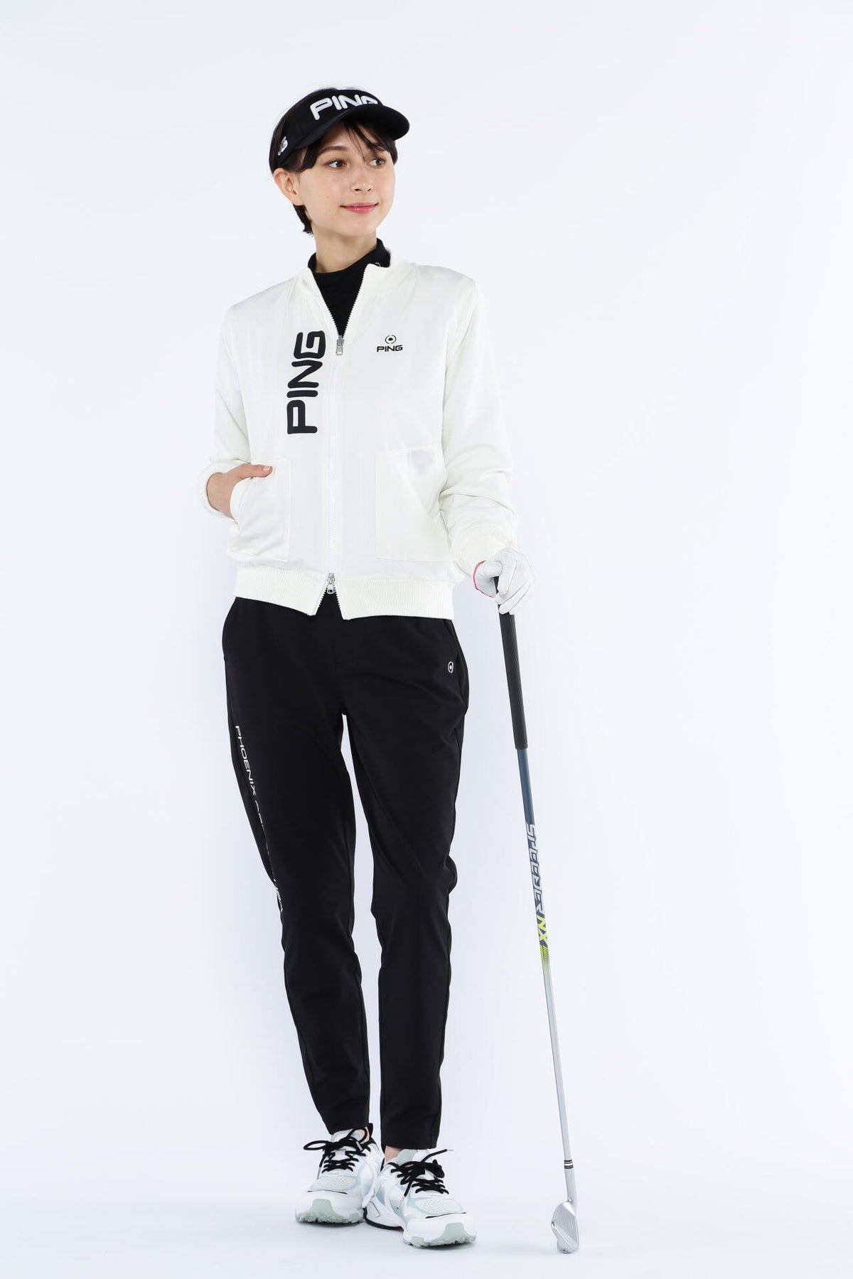 【PING APPAREL】エアーフレイク長袖ハイネックカットソー <PERFORMANCE> (LADIES)