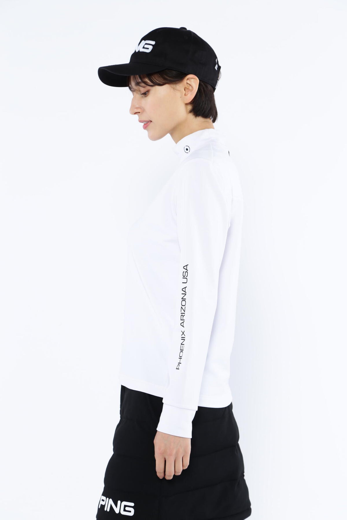 【PING APPAREL】エアーフレイク長袖ハイネックカットソー <PERFORMANCE> (LADIES)