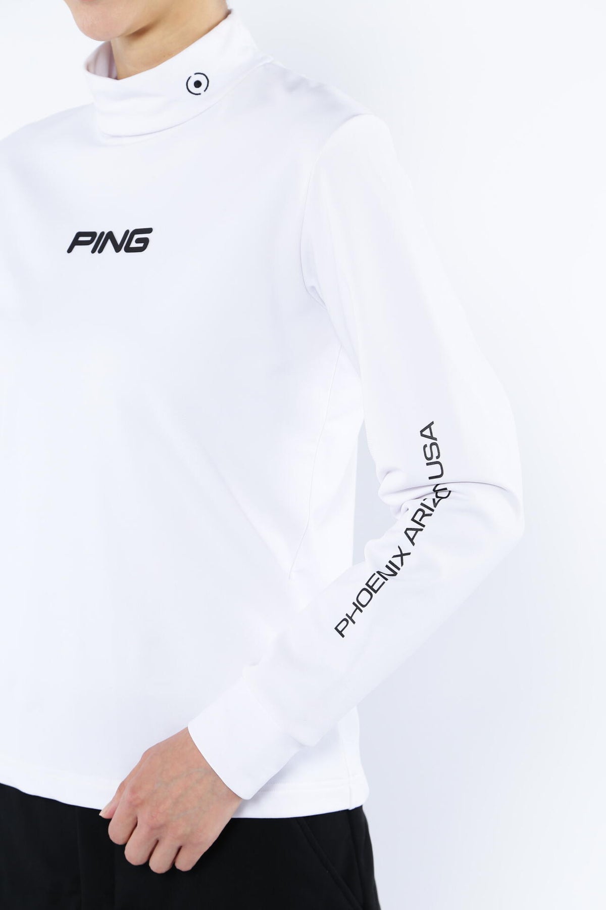 【PING APPAREL】エアーフレイク長袖ハイネックカットソー <PERFORMANCE> (LADIES)