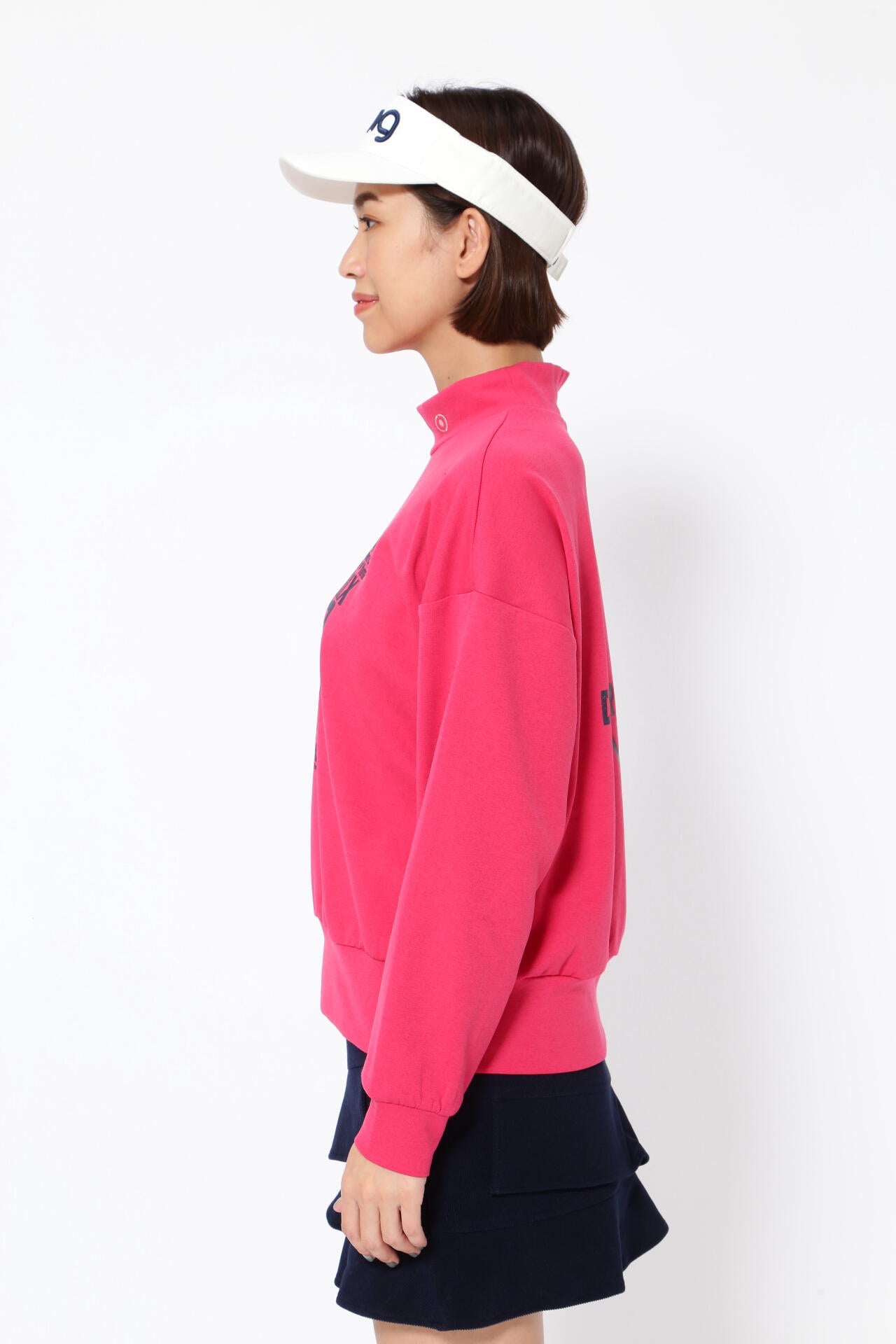 【PING APPAREL】ダブルニット長袖ハイネックカットソー <NATIVE> (LADIES)