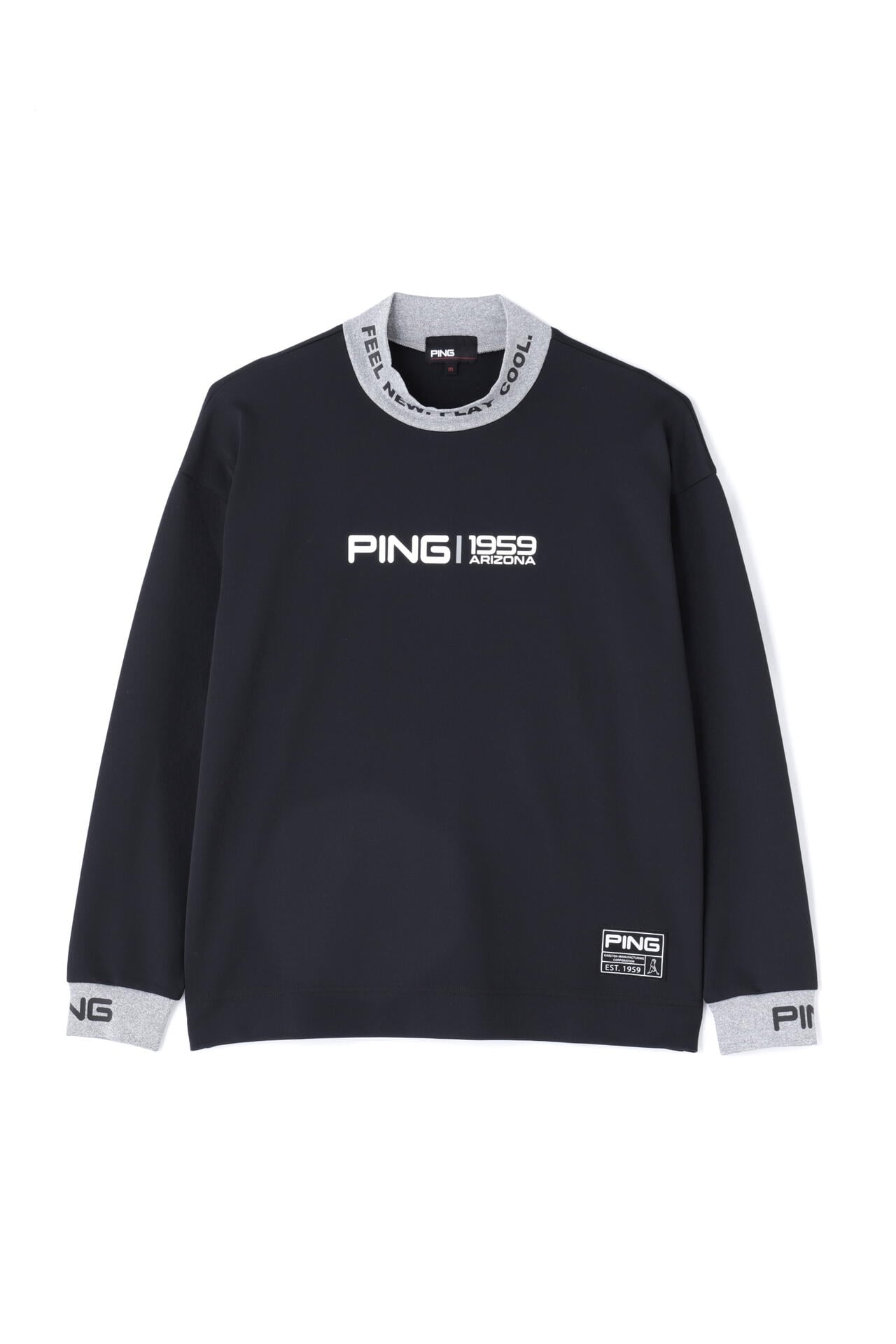 【PING APPAREL】ベアスムース 長袖ハイネックカットソー <GOLD> (LADIES)