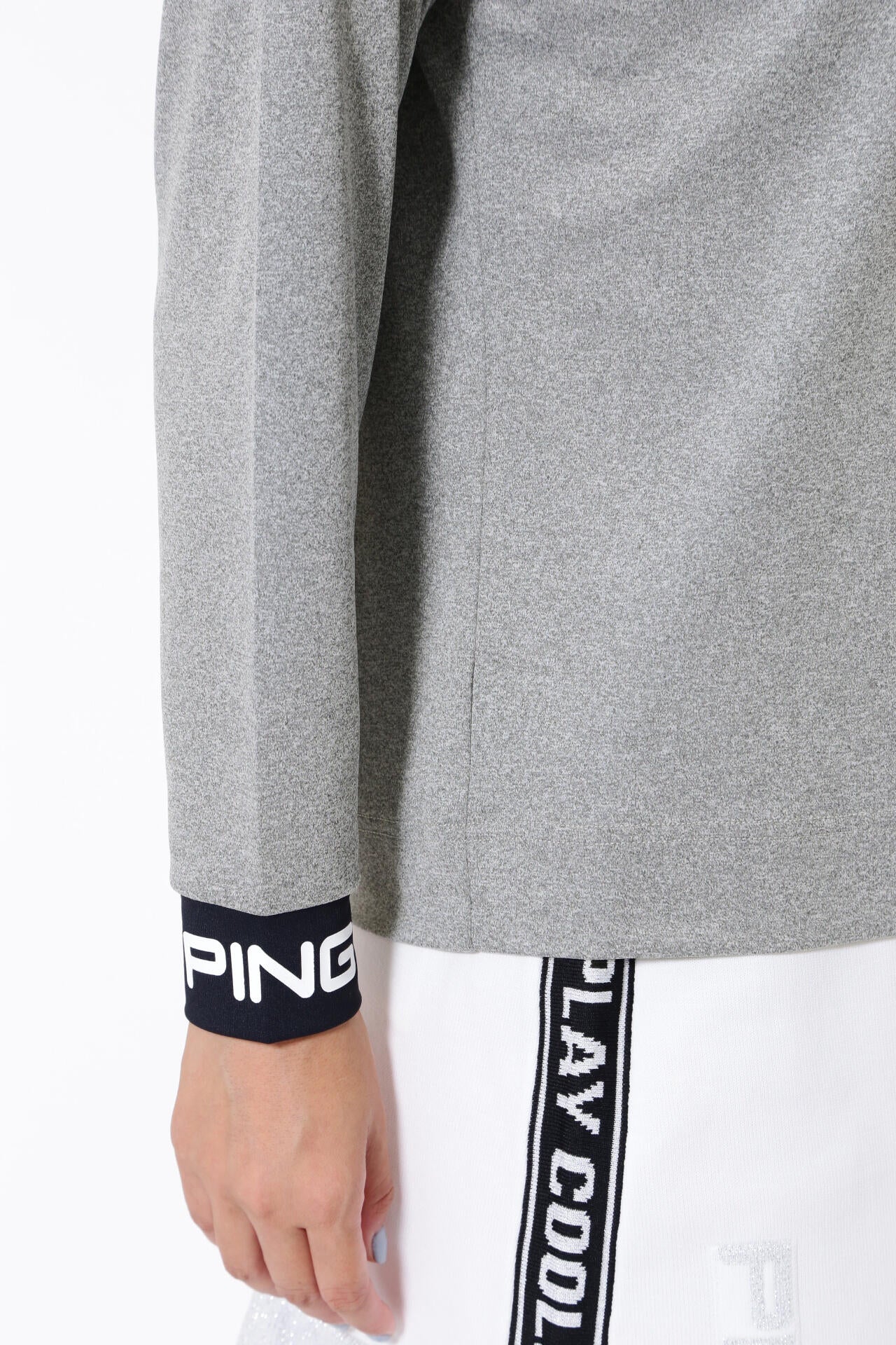 【PING APPAREL】ベアスムース 長袖ハイネックカットソー <GOLD> (LADIES)