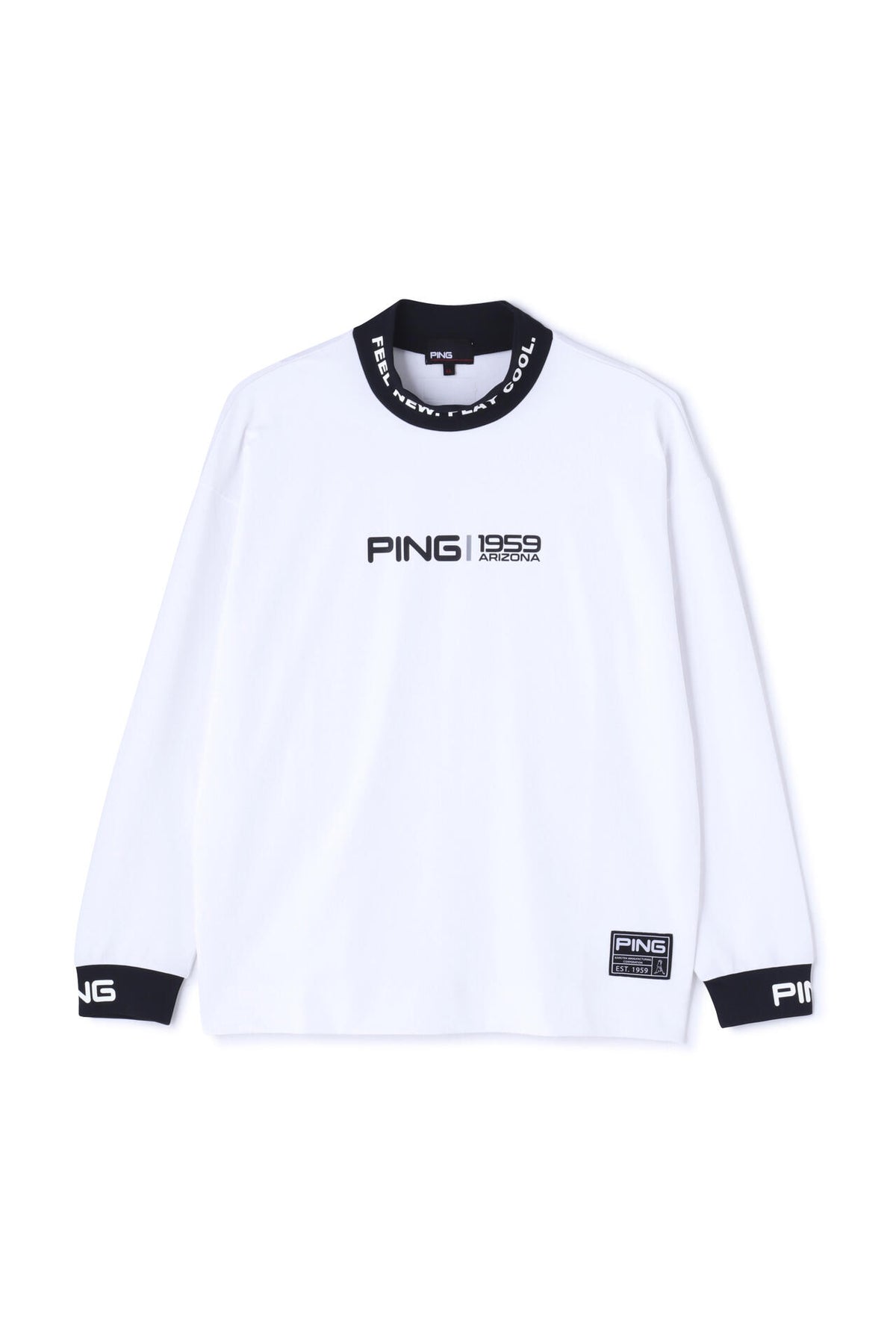 【PING APPAREL】ベアスムース 長袖ハイネックカットソー <GOLD> (LADIES)