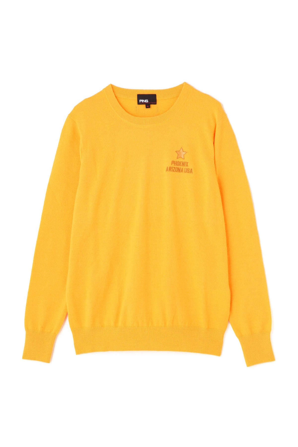 【PING APPAREL】10色展開 プレーンニッティング クルーネックニット <NATIVE> (LADIES)