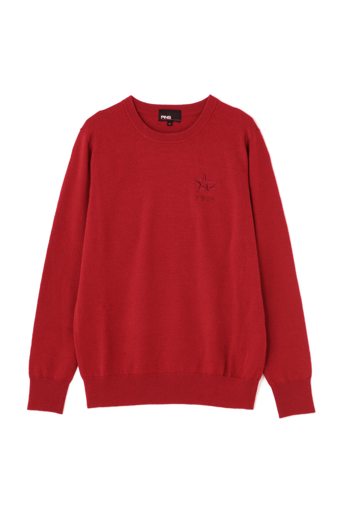 【PING APPAREL】10色展開 プレーンニッティング クルーネックニット <NATIVE> (LADIES)