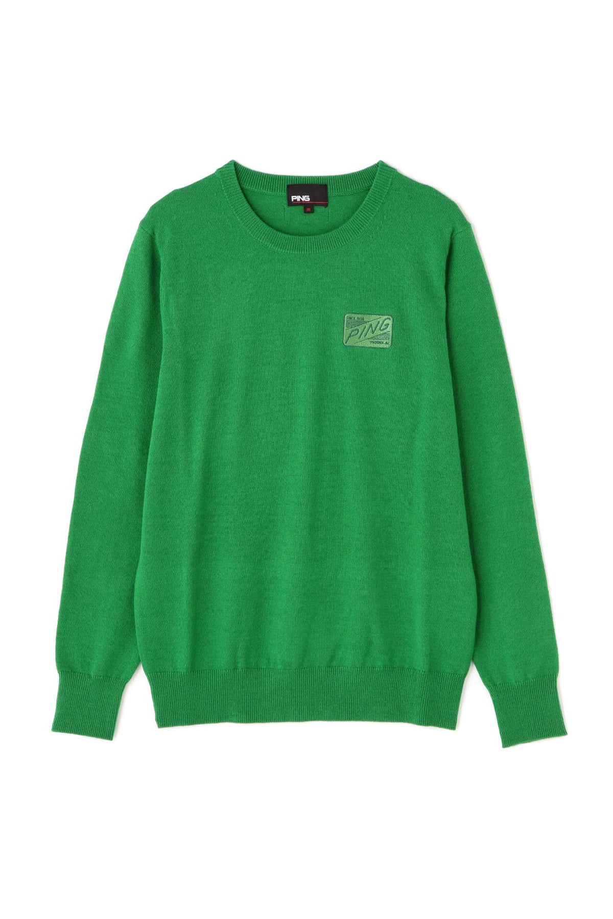 【PING APPAREL】10色展開 プレーンニッティング クルーネックニット <NATIVE> (LADIES)