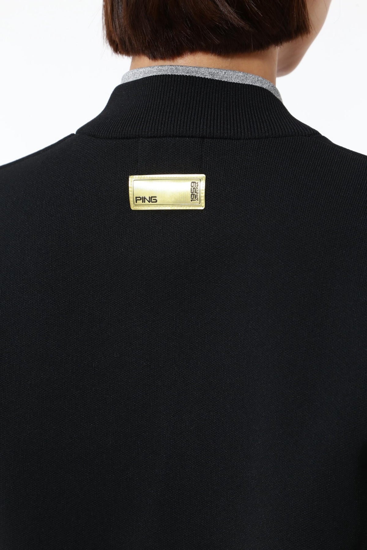【PING APPAREL】フルジップニットブルゾン <GOLD> (LADIES)