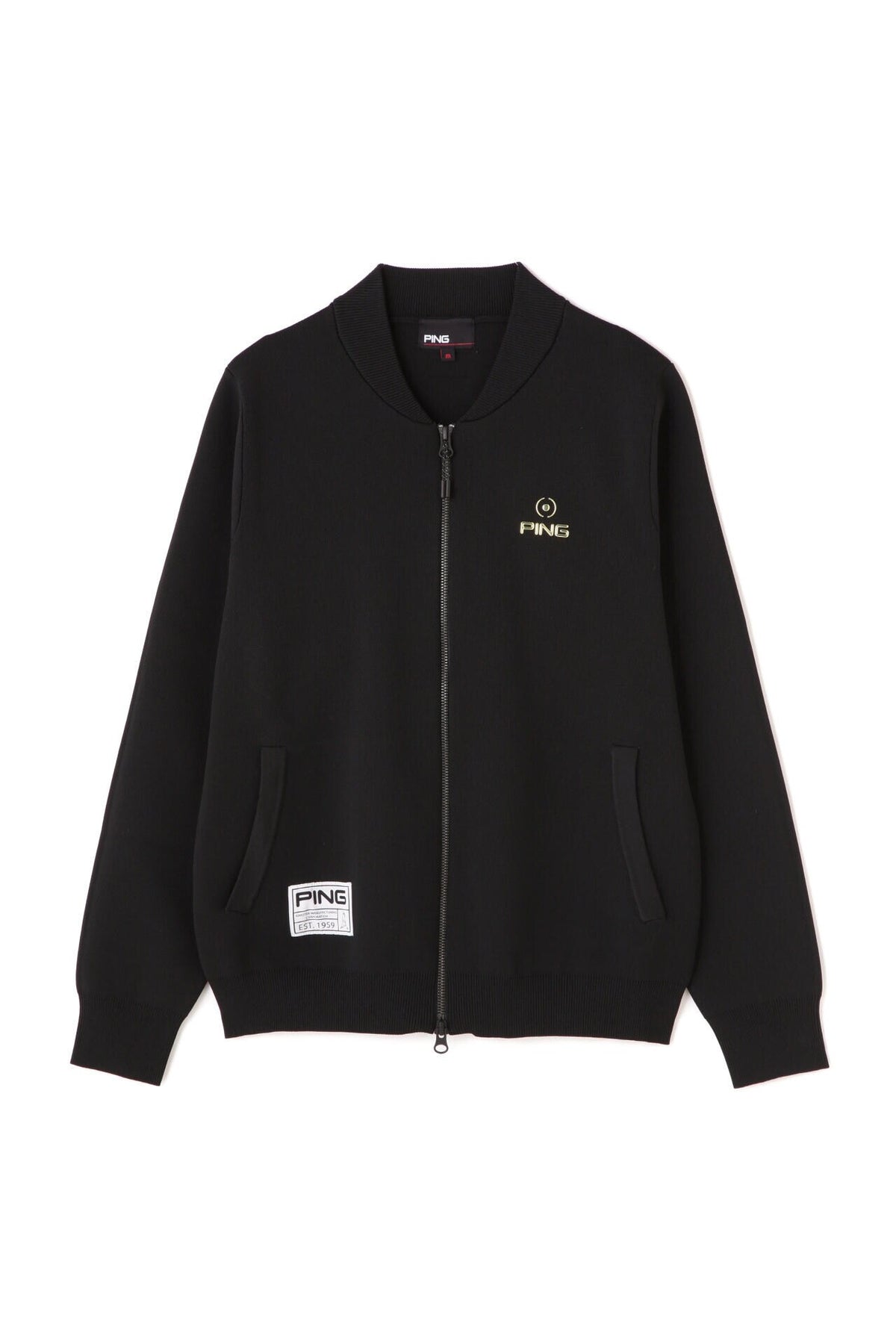 【PING APPAREL】フルジップニットブルゾン <GOLD> (LADIES)