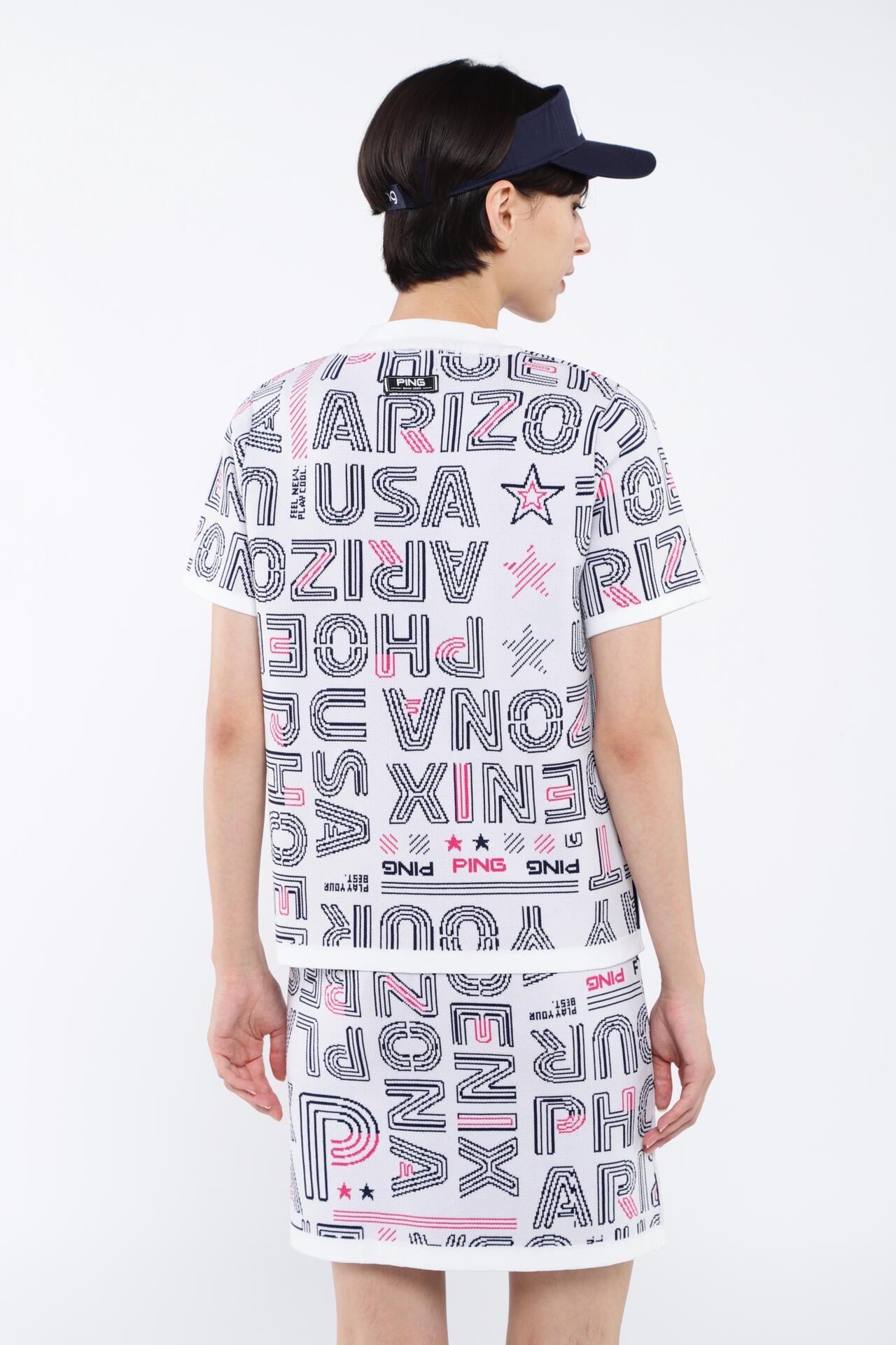 【PING APPAREL】セットアップニットジャカード <NATIVE> (LADIES)