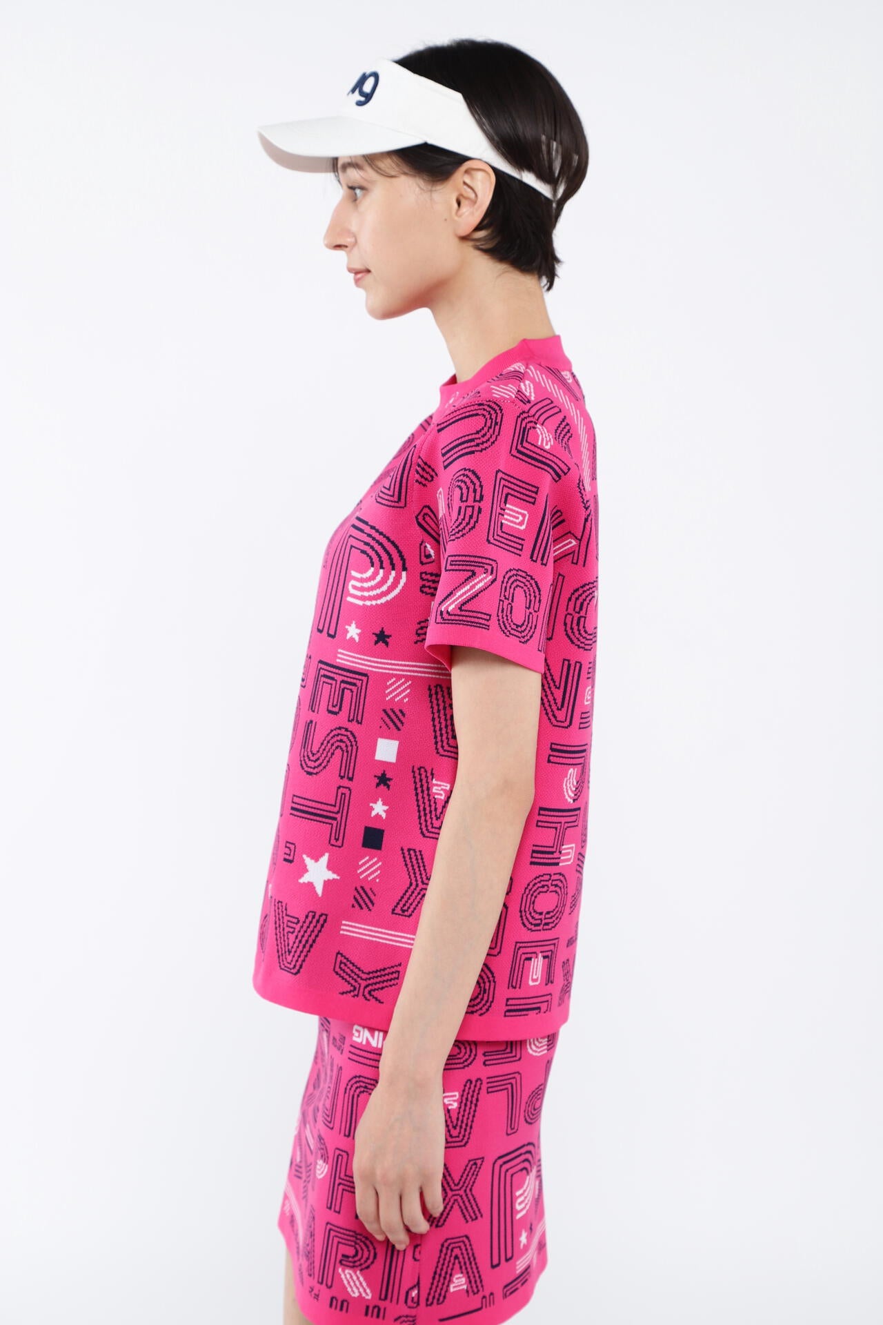 【PING APPAREL】セットアップニットジャカード <NATIVE> (LADIES)