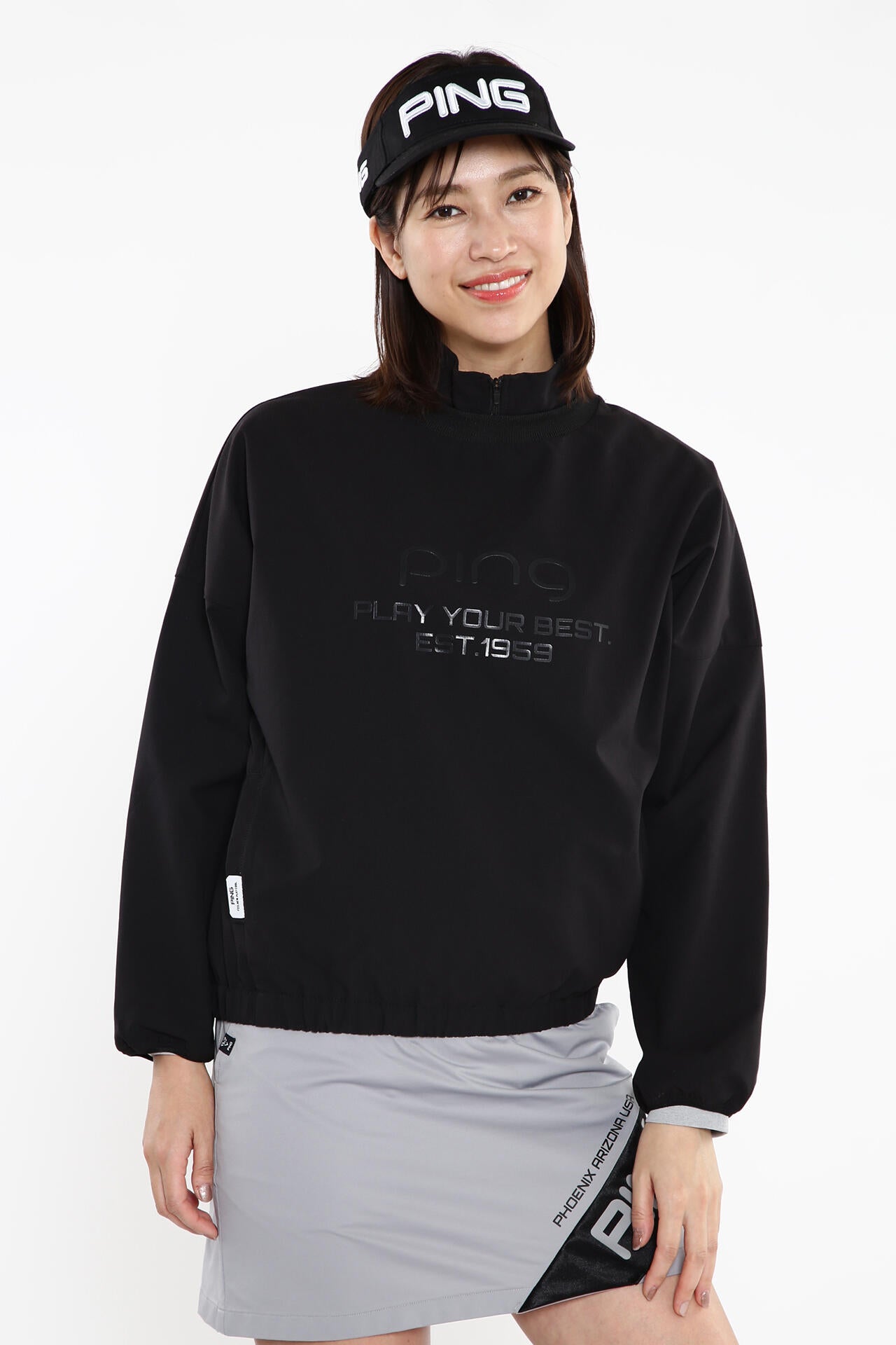 【PING APPAREL】【プルオーバー+ベスト】リップストップ ツインブルゾン <PERFORMANCE> (LADIES)