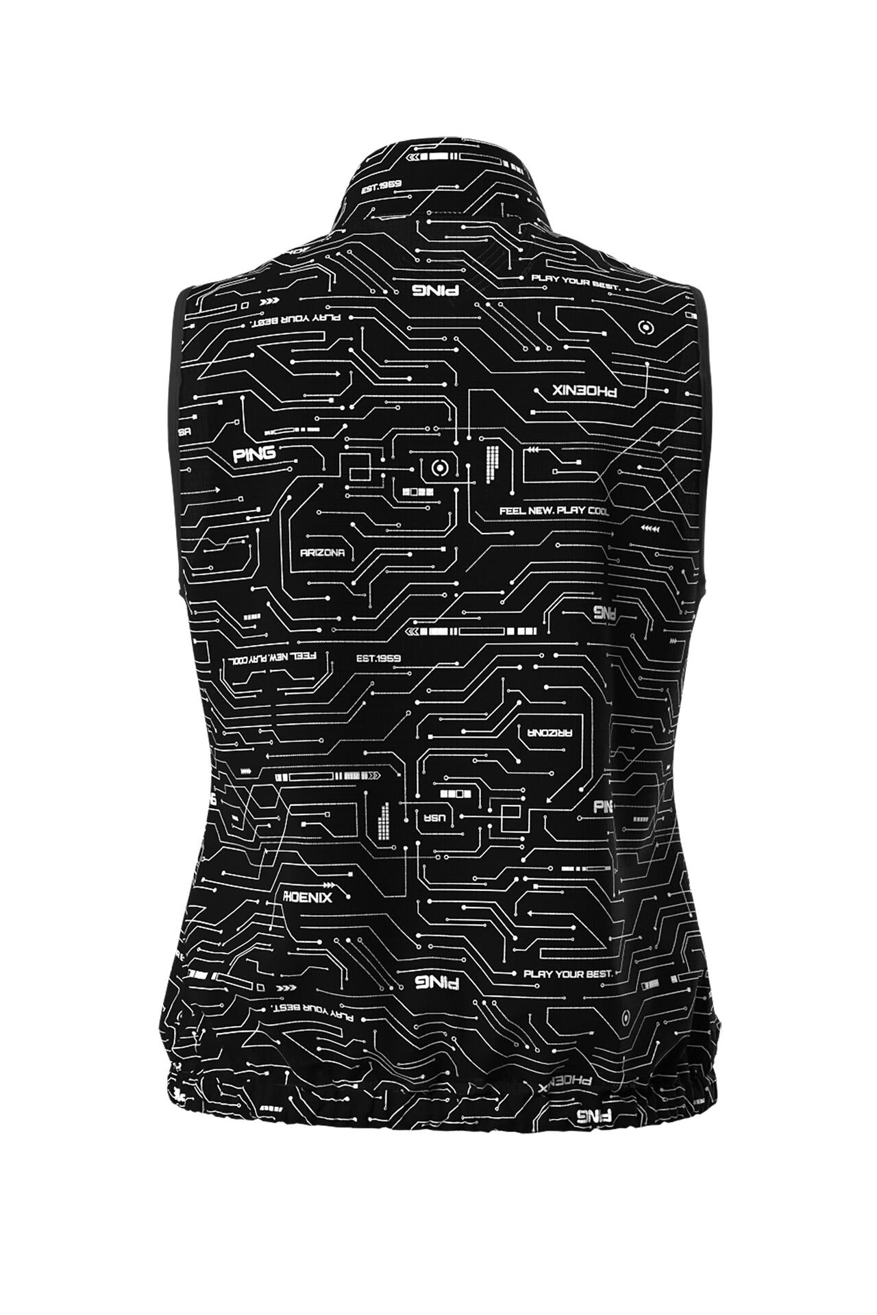 【PING APPAREL】【プルオーバー+ベスト】リップストップ ツインブルゾン <PERFORMANCE> (LADIES)