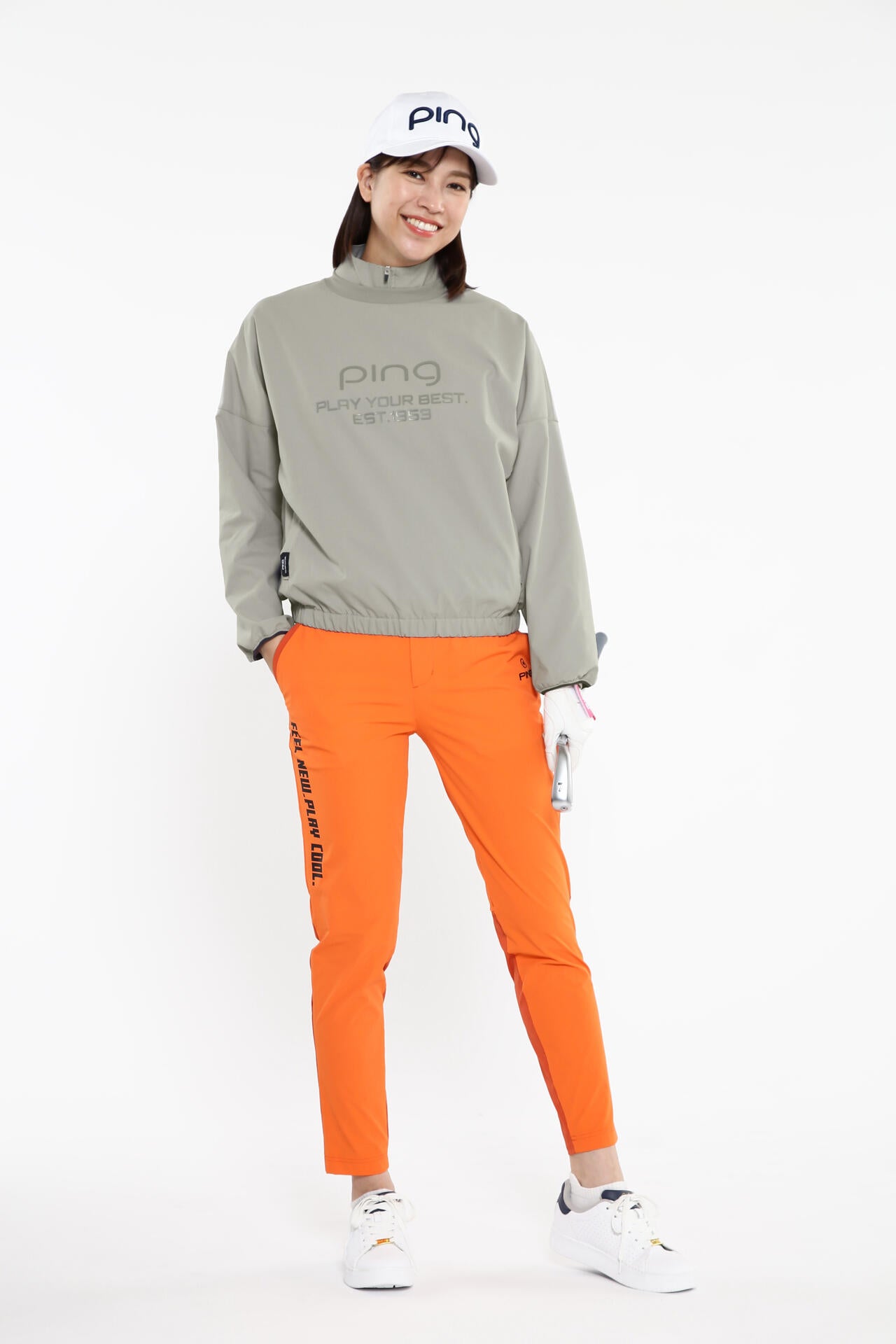 【PING APPAREL】【プルオーバー+ベスト】リップストップ ツインブルゾン <PERFORMANCE> (LADIES)
