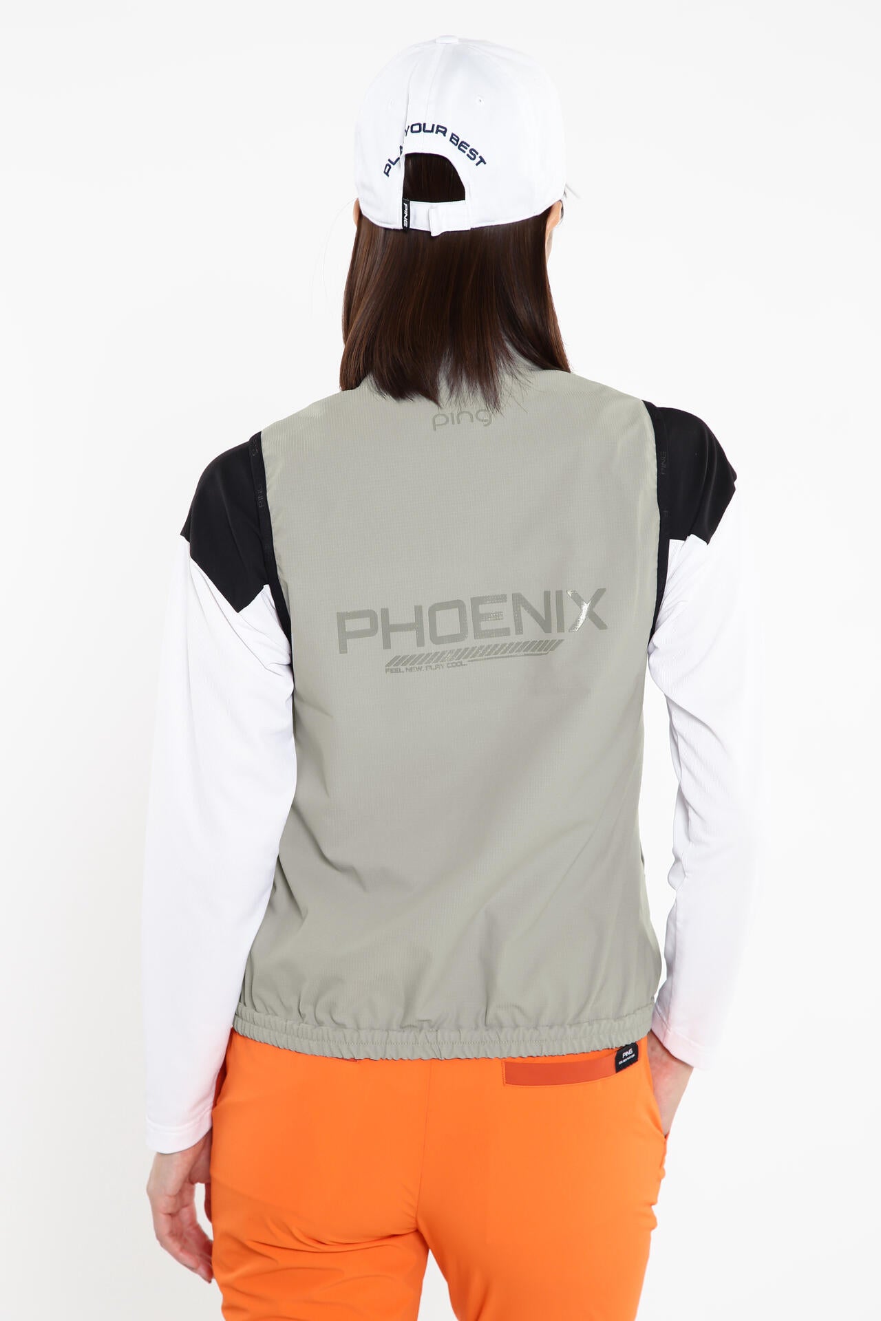 【PING APPAREL】【プルオーバー+ベスト】リップストップ ツインブルゾン <PERFORMANCE> (LADIES)