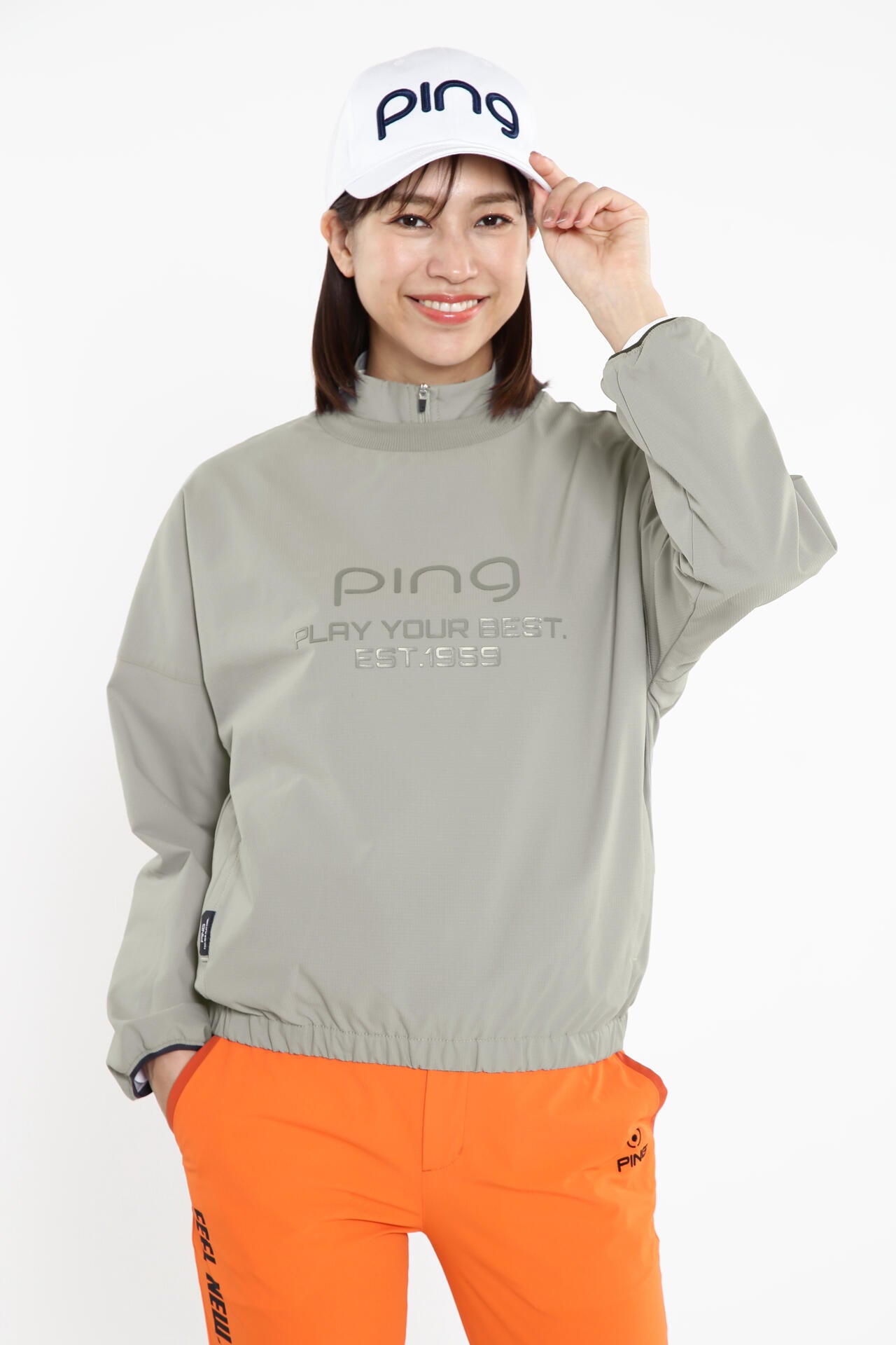 【PING APPAREL】【プルオーバー+ベスト】リップストップ ツインブルゾン <PERFORMANCE> (LADIES)