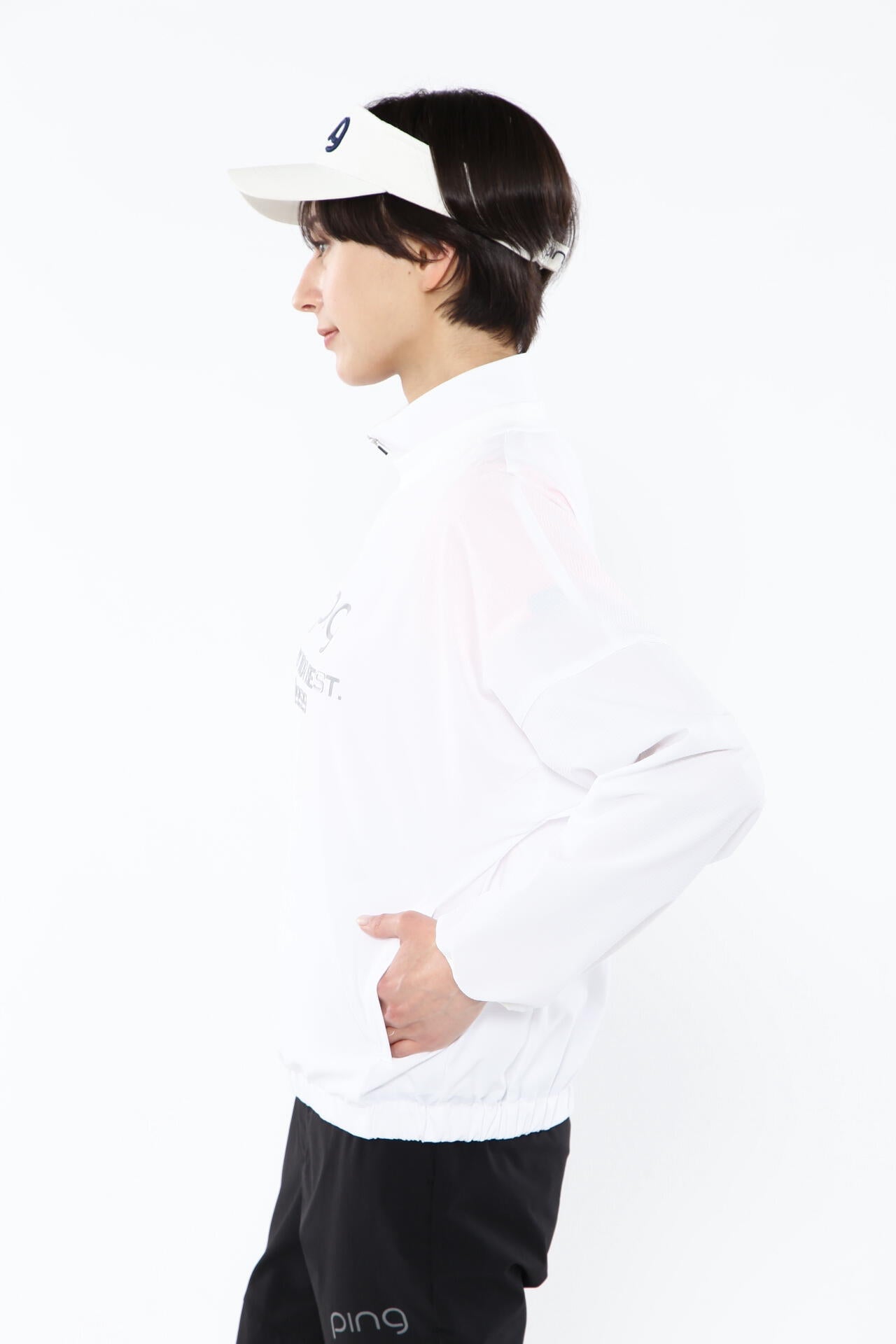 【PING APPAREL】【プルオーバー+ベスト】リップストップ ツインブルゾン <PERFORMANCE> (LADIES)