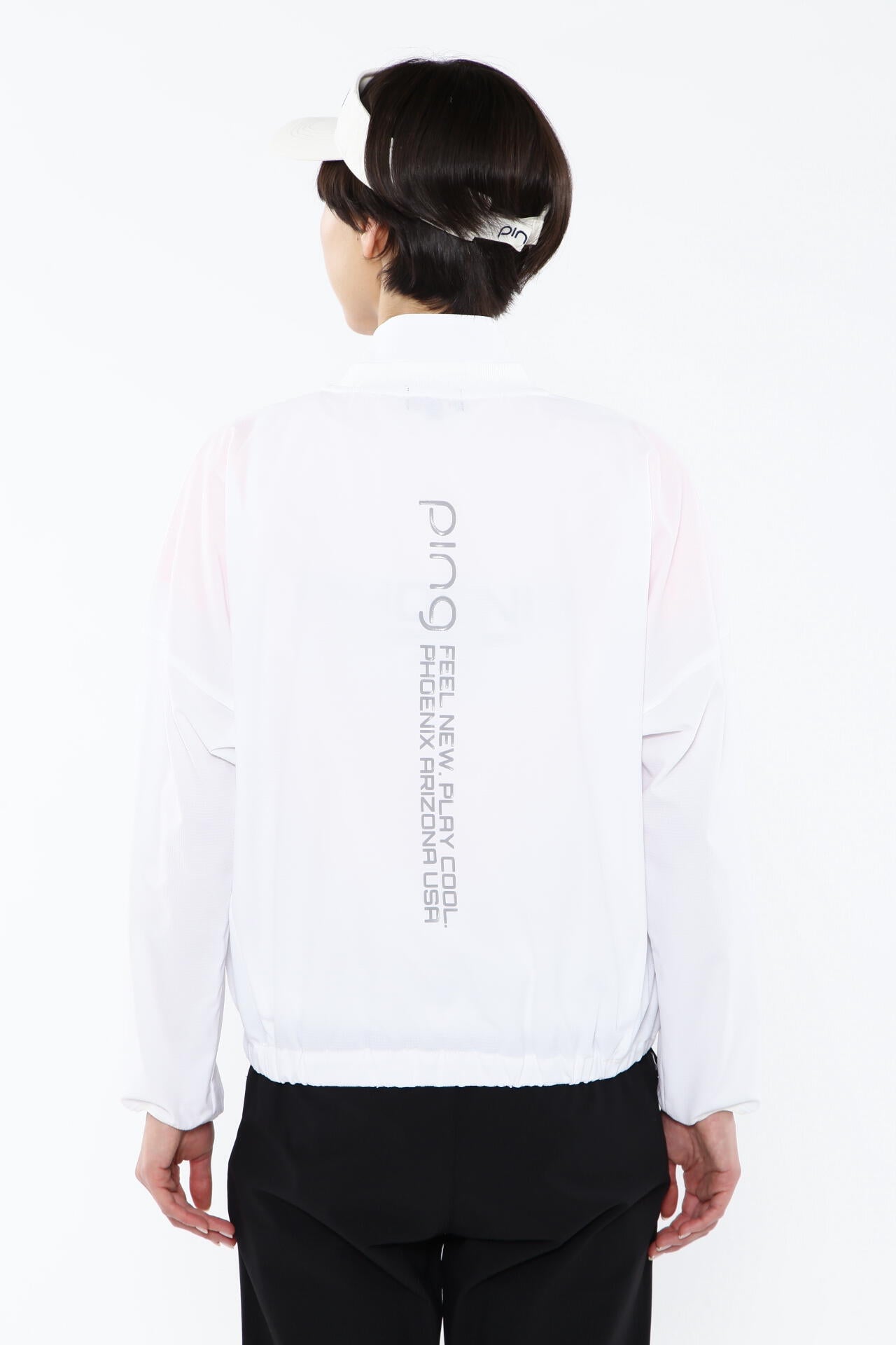 【PING APPAREL】【プルオーバー+ベスト】リップストップ ツインブルゾン <PERFORMANCE> (LADIES)