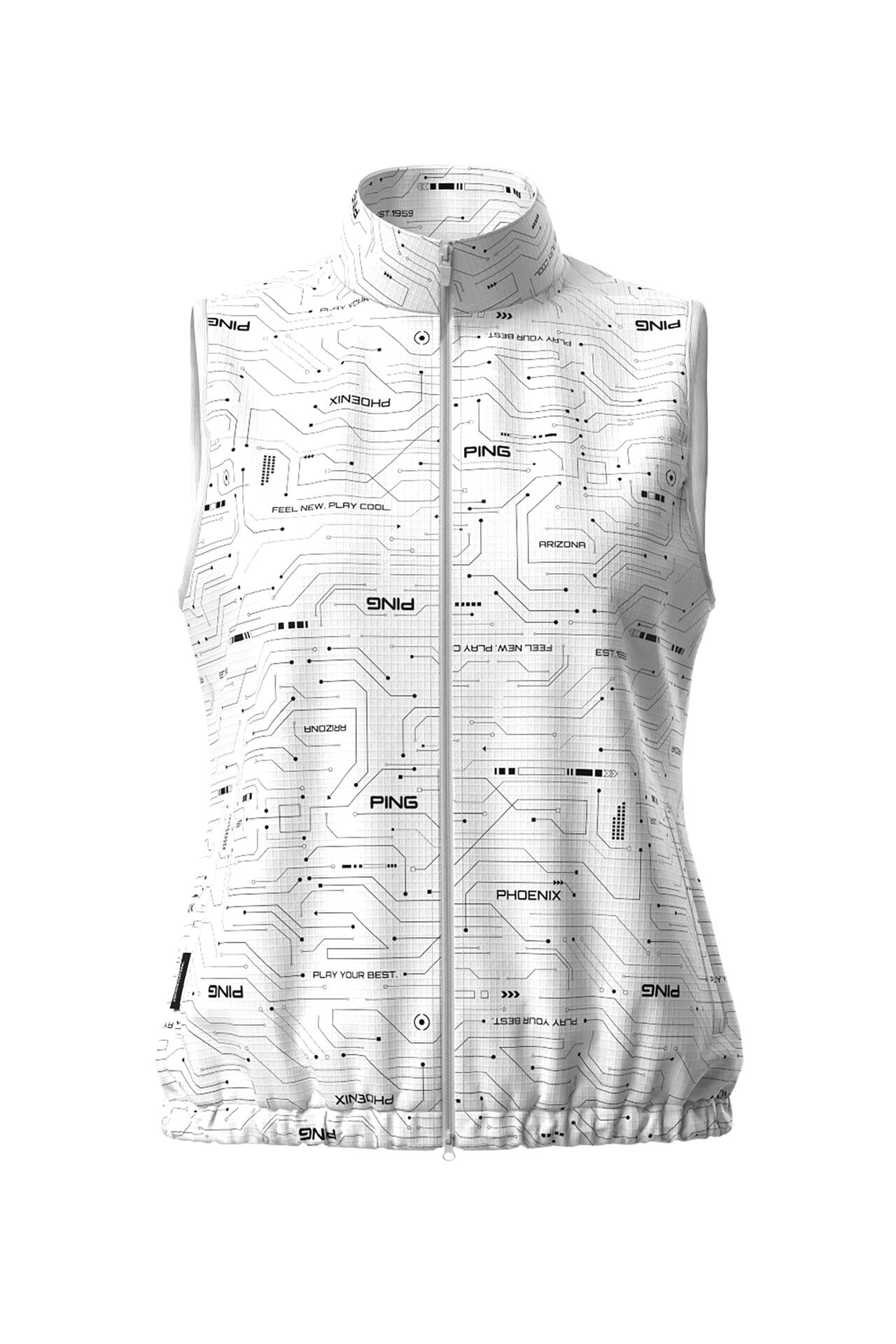 【PING APPAREL】【プルオーバー+ベスト】リップストップ ツインブルゾン <PERFORMANCE> (LADIES)