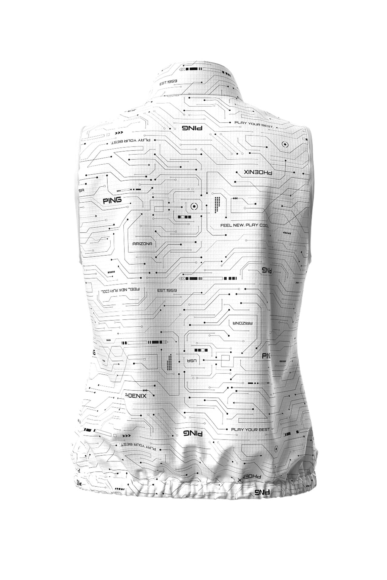 【PING APPAREL】【プルオーバー+ベスト】リップストップ ツインブルゾン <PERFORMANCE> (LADIES)