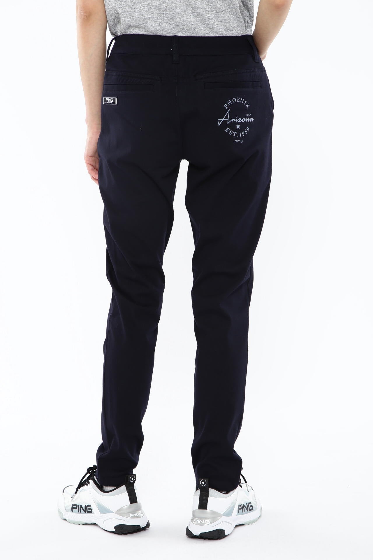 【PING APPAREL】ライトテーパード5ポケットストレッチパンツ <NATIVE> (LADIES)