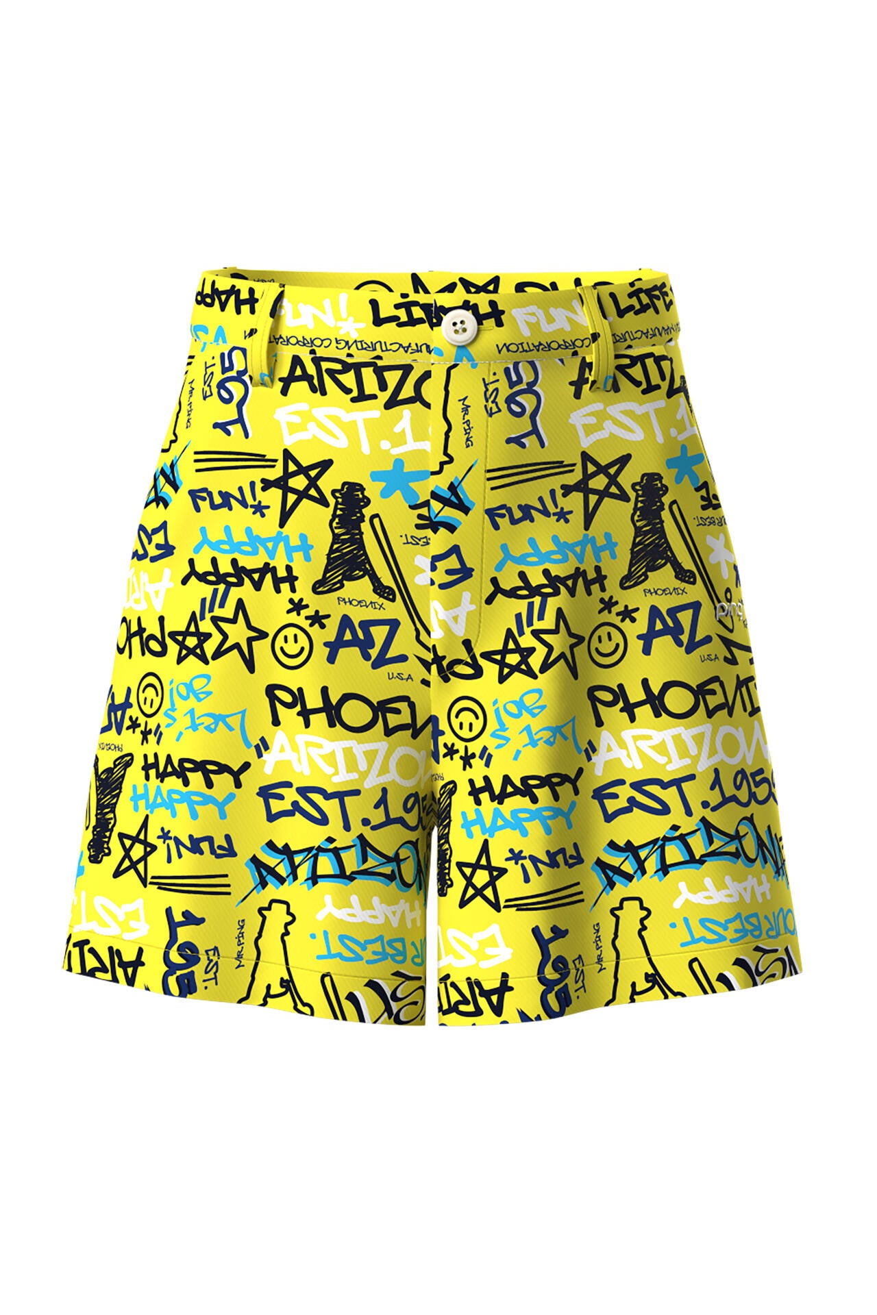 【PING APPAREL】タギングパターンストレッチショートパンツ <NATIVE> (LADIES)