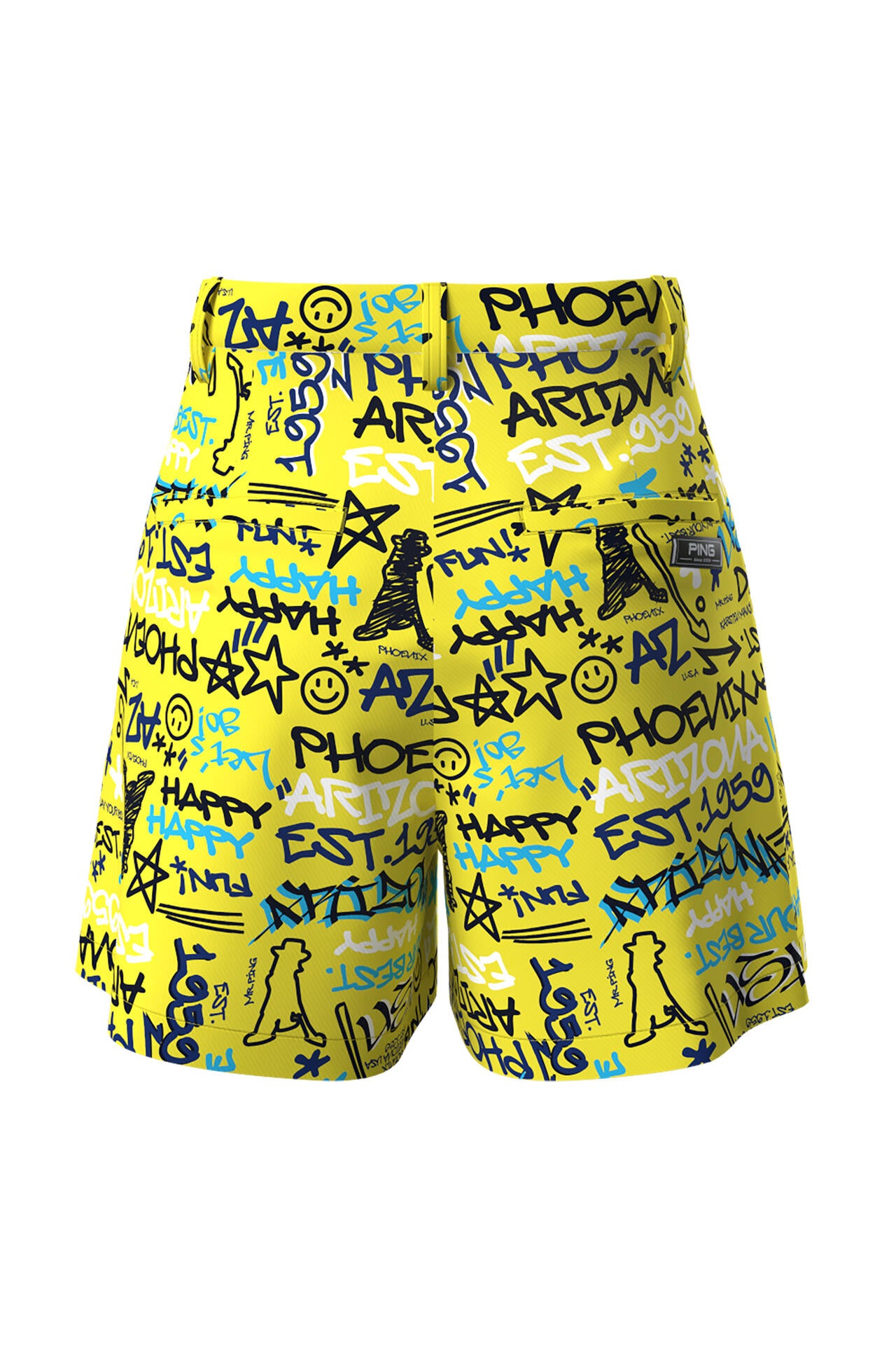【PING APPAREL】タギングパターンストレッチショートパンツ <NATIVE> (LADIES)