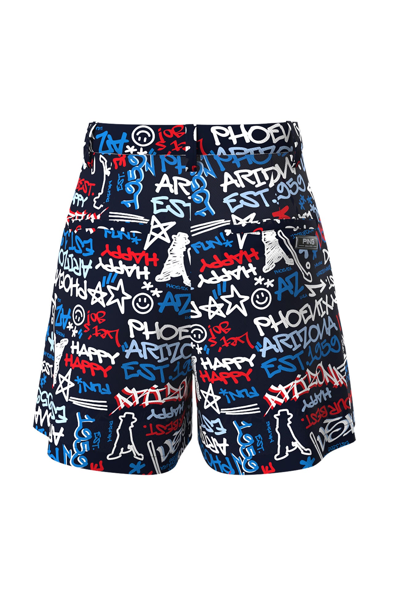 【PING APPAREL】タギングパターンストレッチショートパンツ <NATIVE> (LADIES)