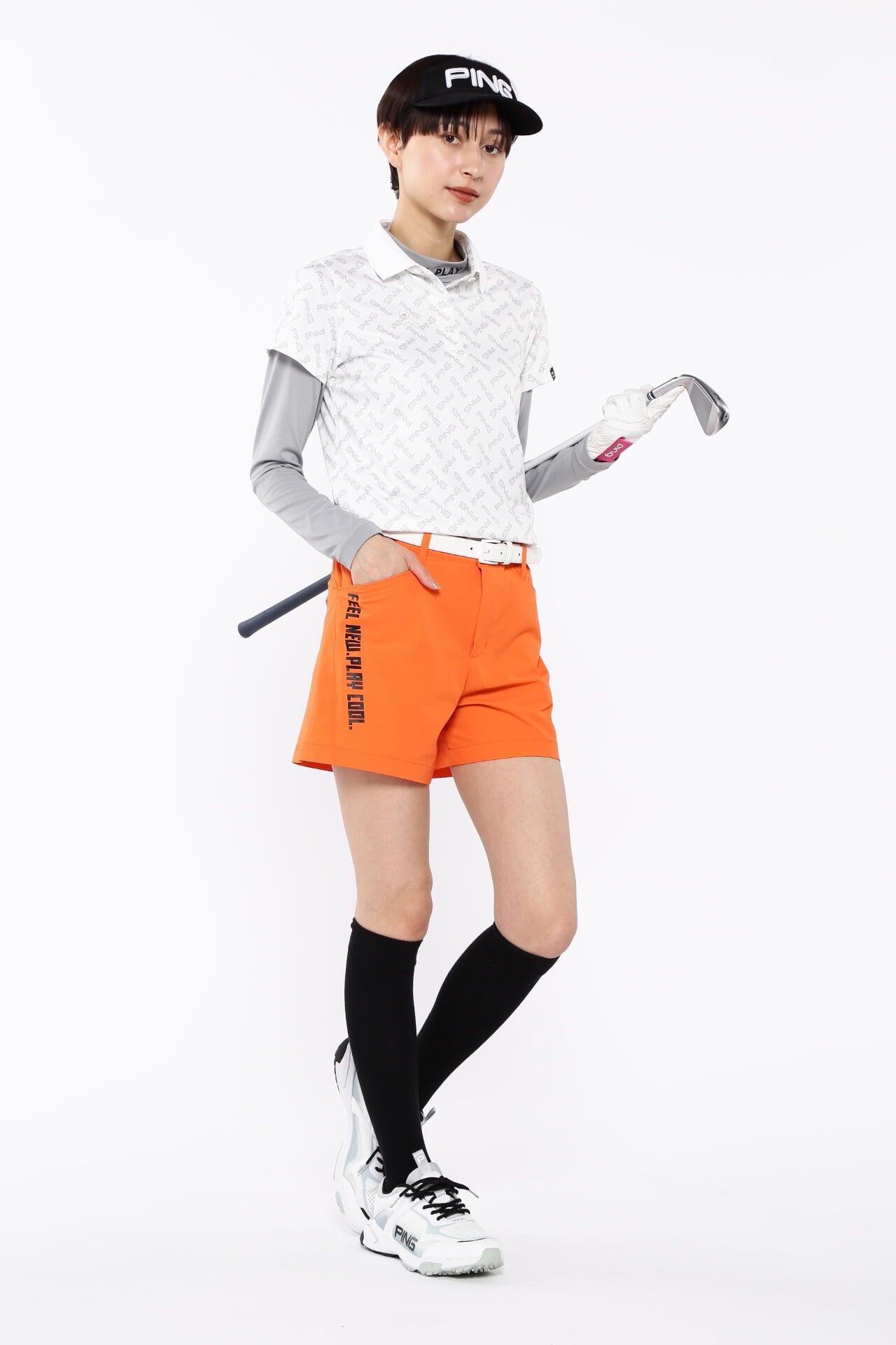 【PING APPAREL】冷感ストレッチショートパンツ <PERFORMANCE> (LADIES)