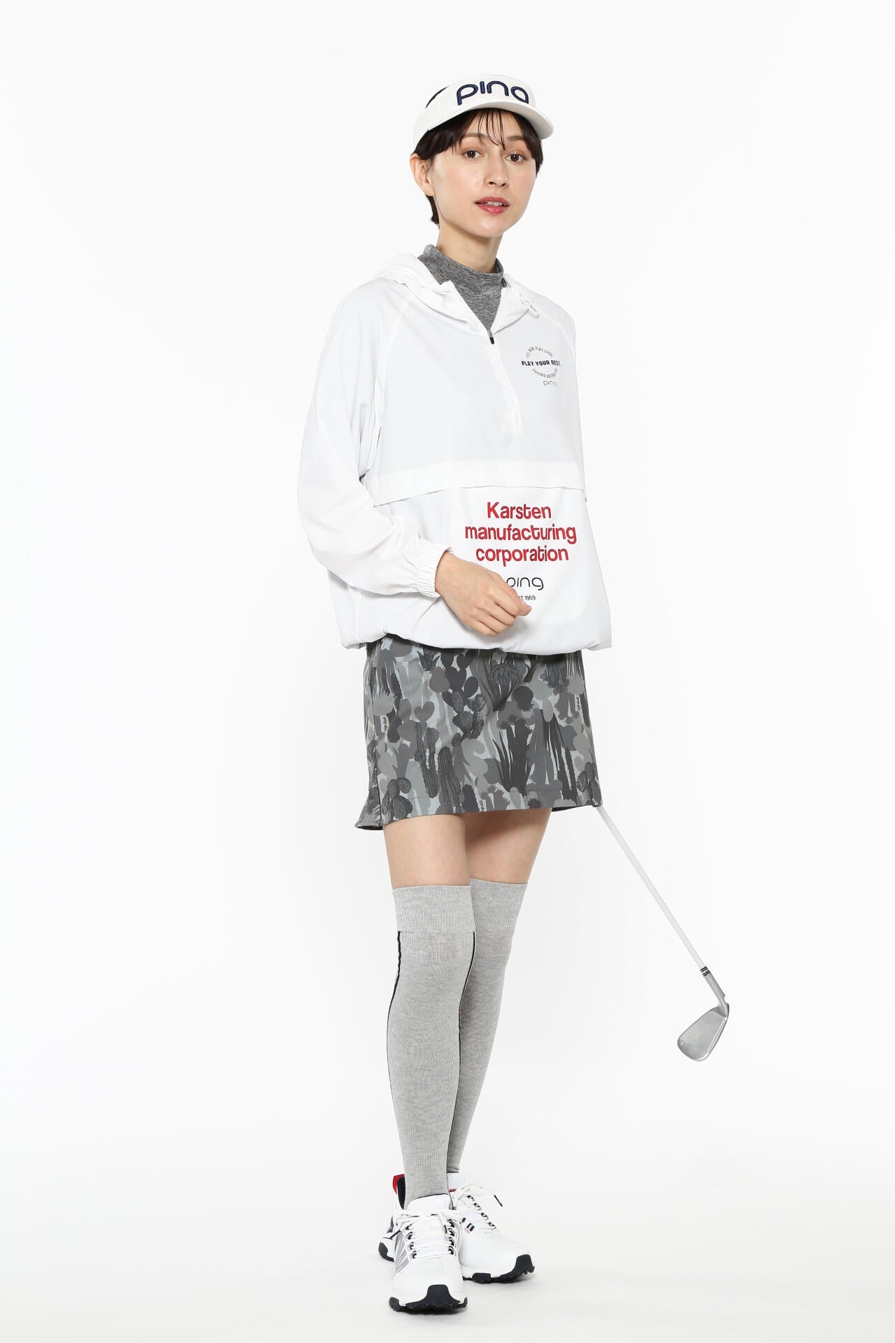 【PING APPAREL】カモフラ柄ストレッチスカート <NATIVE> (LADIES)