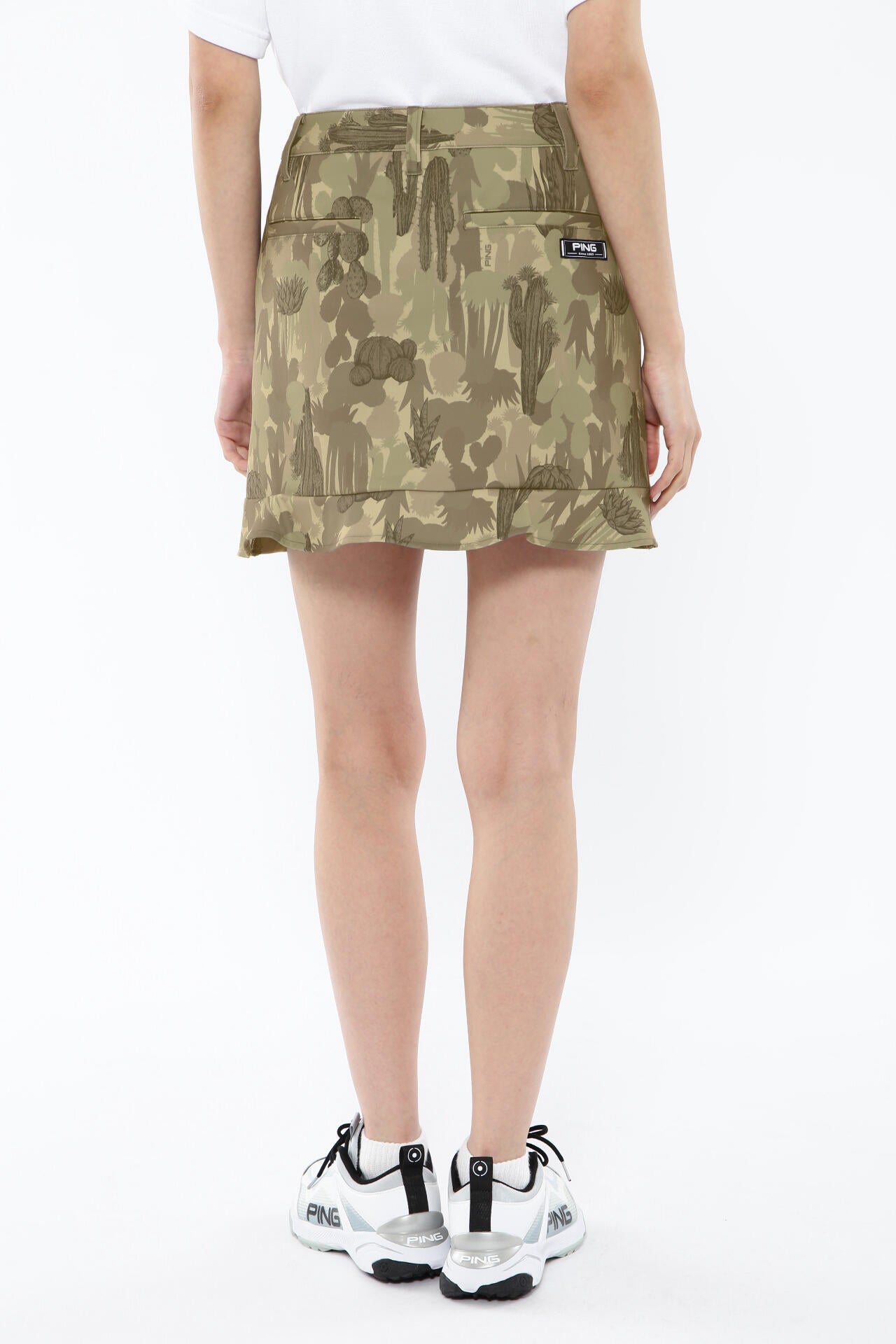 【PING APPAREL】カモフラ柄ストレッチスカート <NATIVE> (LADIES)