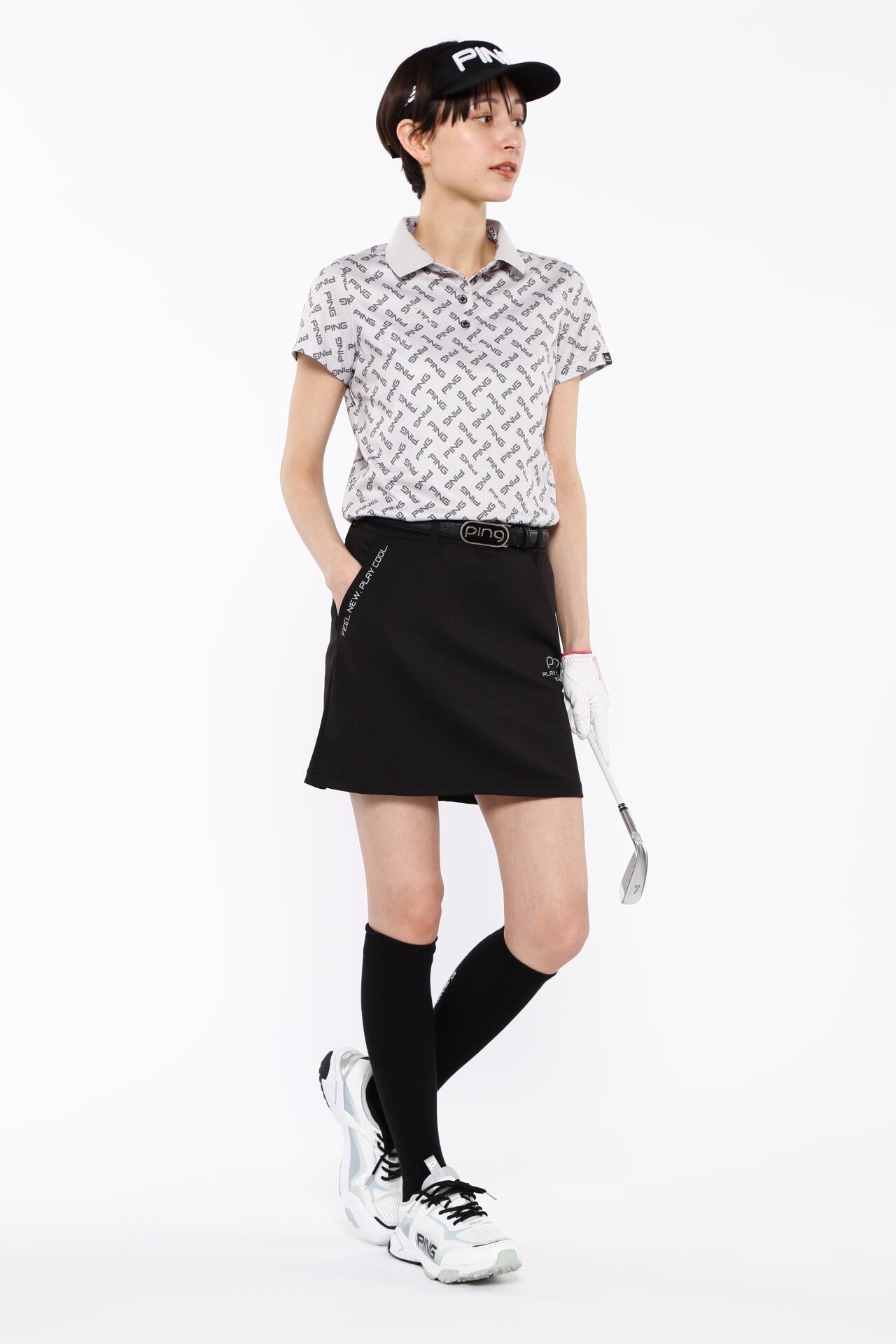 【PING APPAREL】ジャカードストレッチスカート <PERFORMANCE> (LADIES)