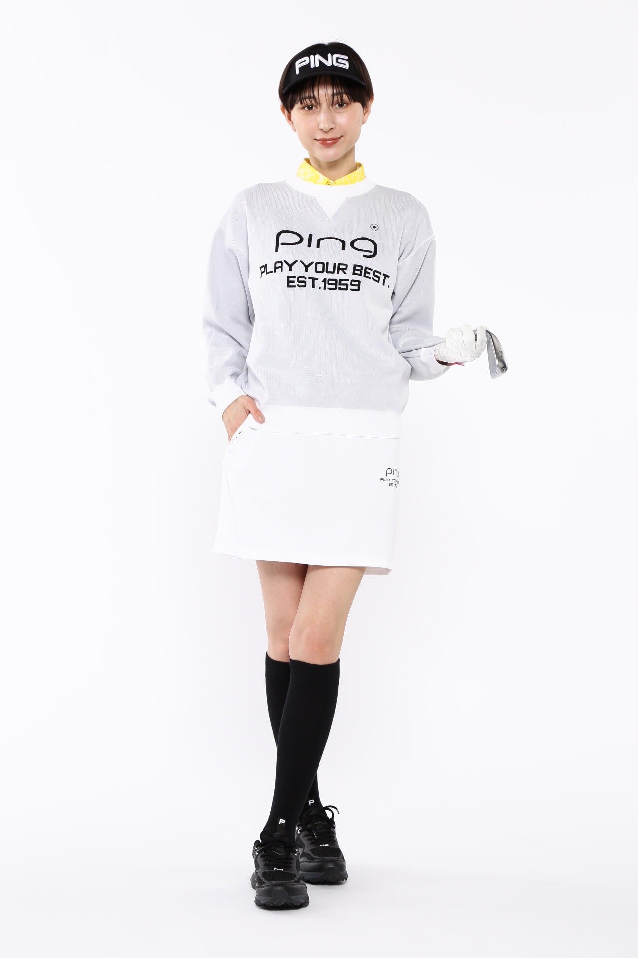 【PING APPAREL】ジャカードストレッチスカート <PERFORMANCE> (LADIES)