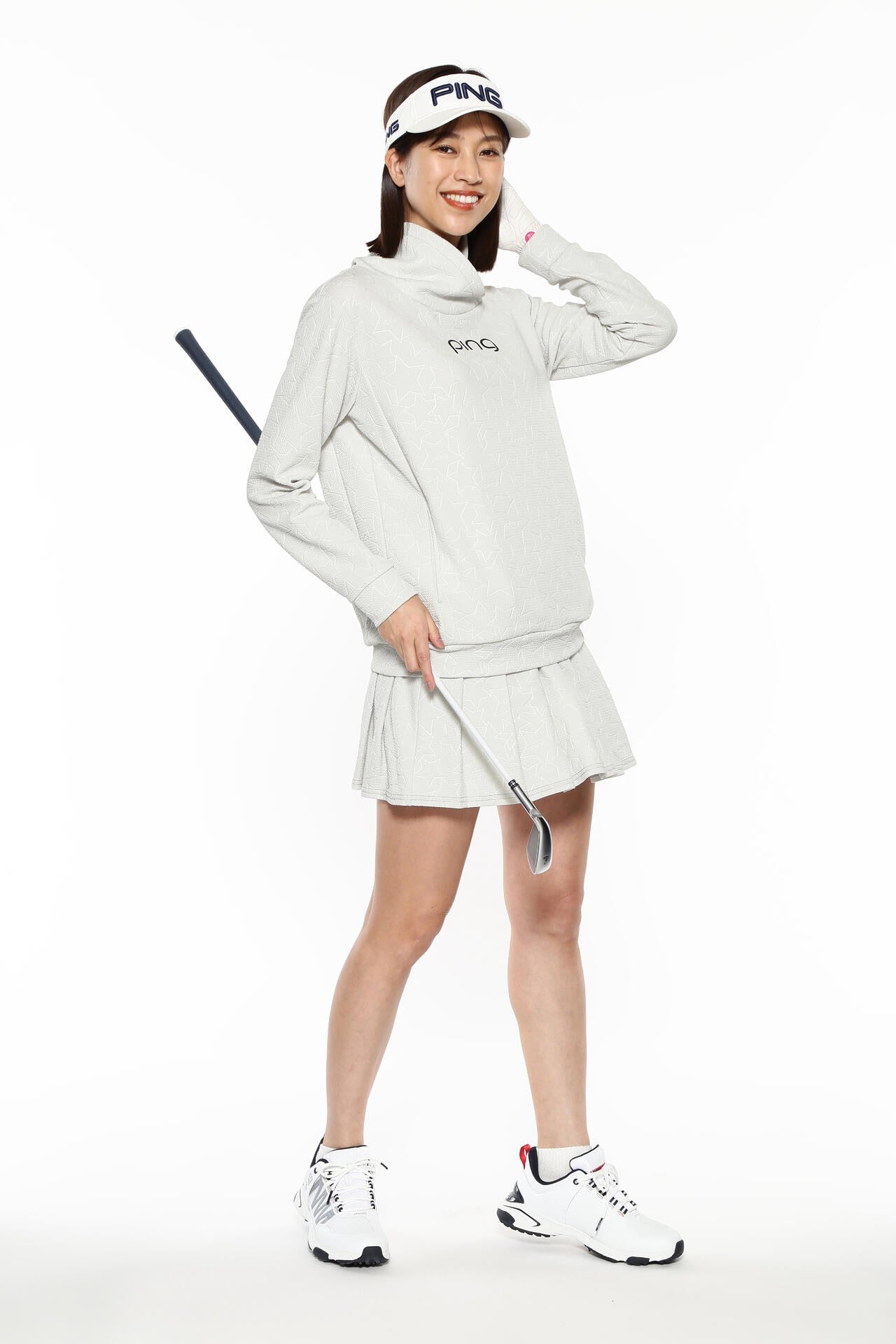【PING APPAREL】全方向ストレッチ 3Dエンボスジャージースカート <LADIES LINE> (LADIES)