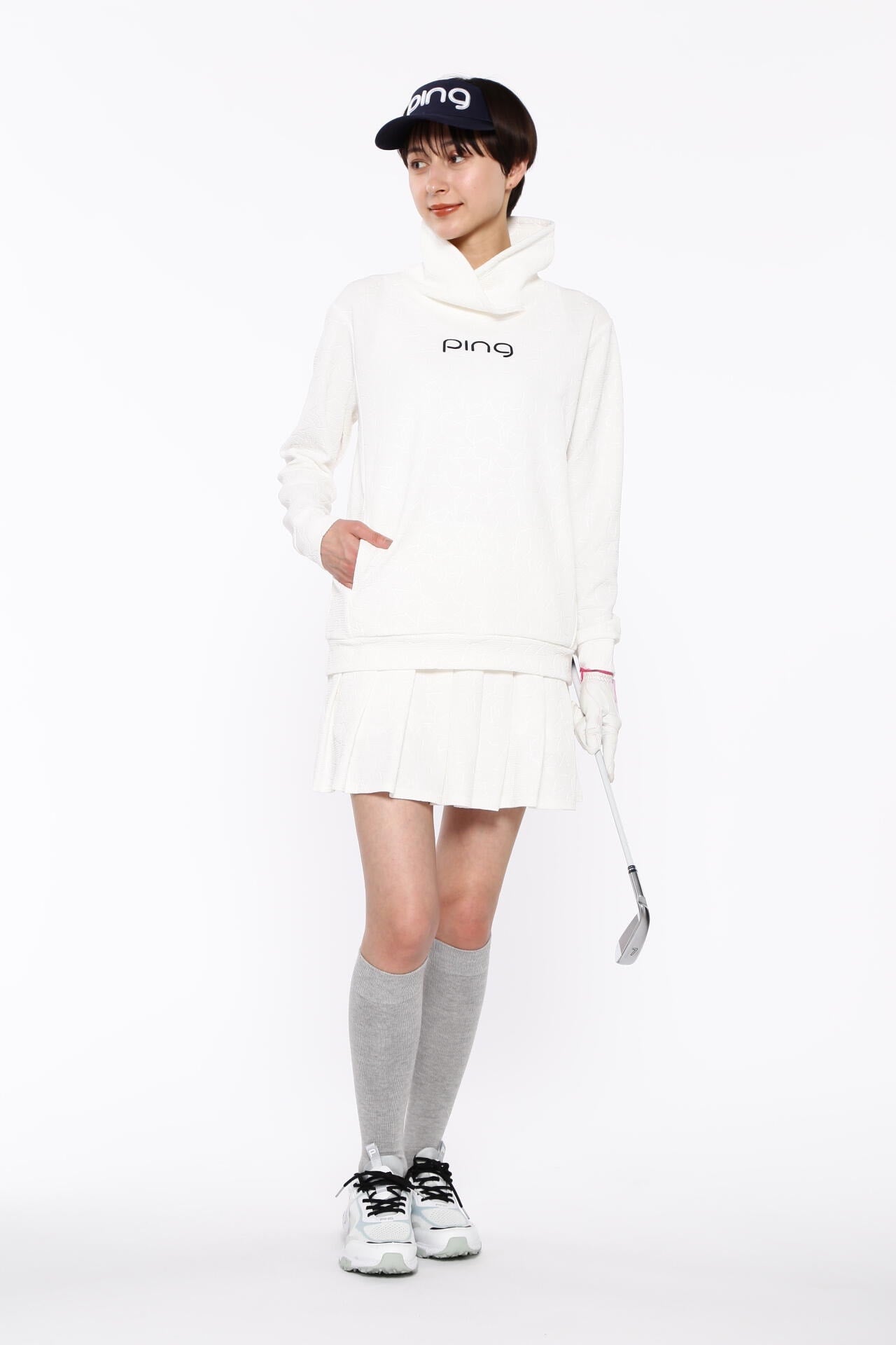 【PING APPAREL】全方向ストレッチ 3Dエンボスジャージースカート <LADIES LINE> (LADIES)