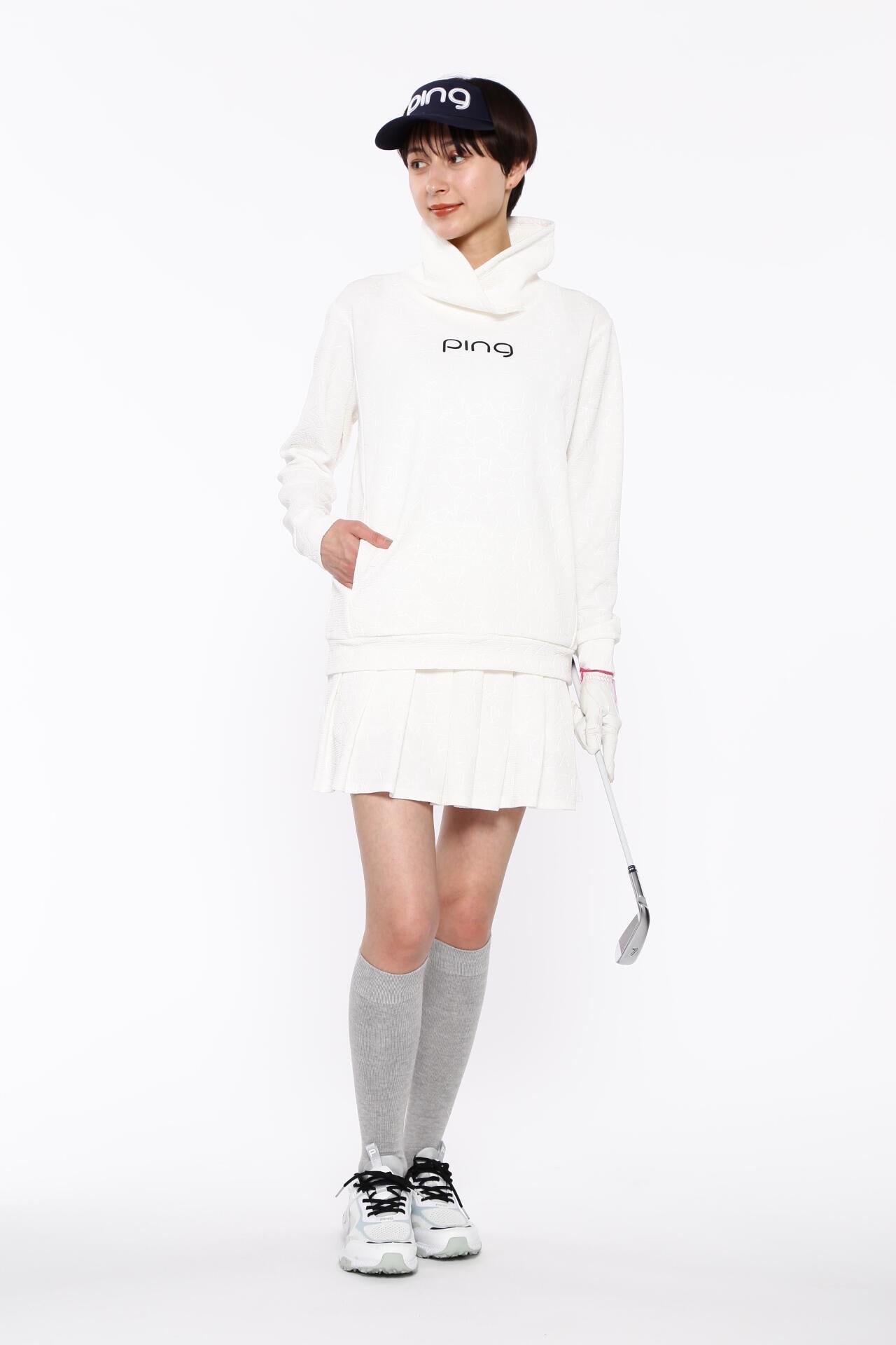 【PING APPAREL】全方向ストレッチ 3Dエンボスジャージースカート <LADIES LINE> (LADIES)