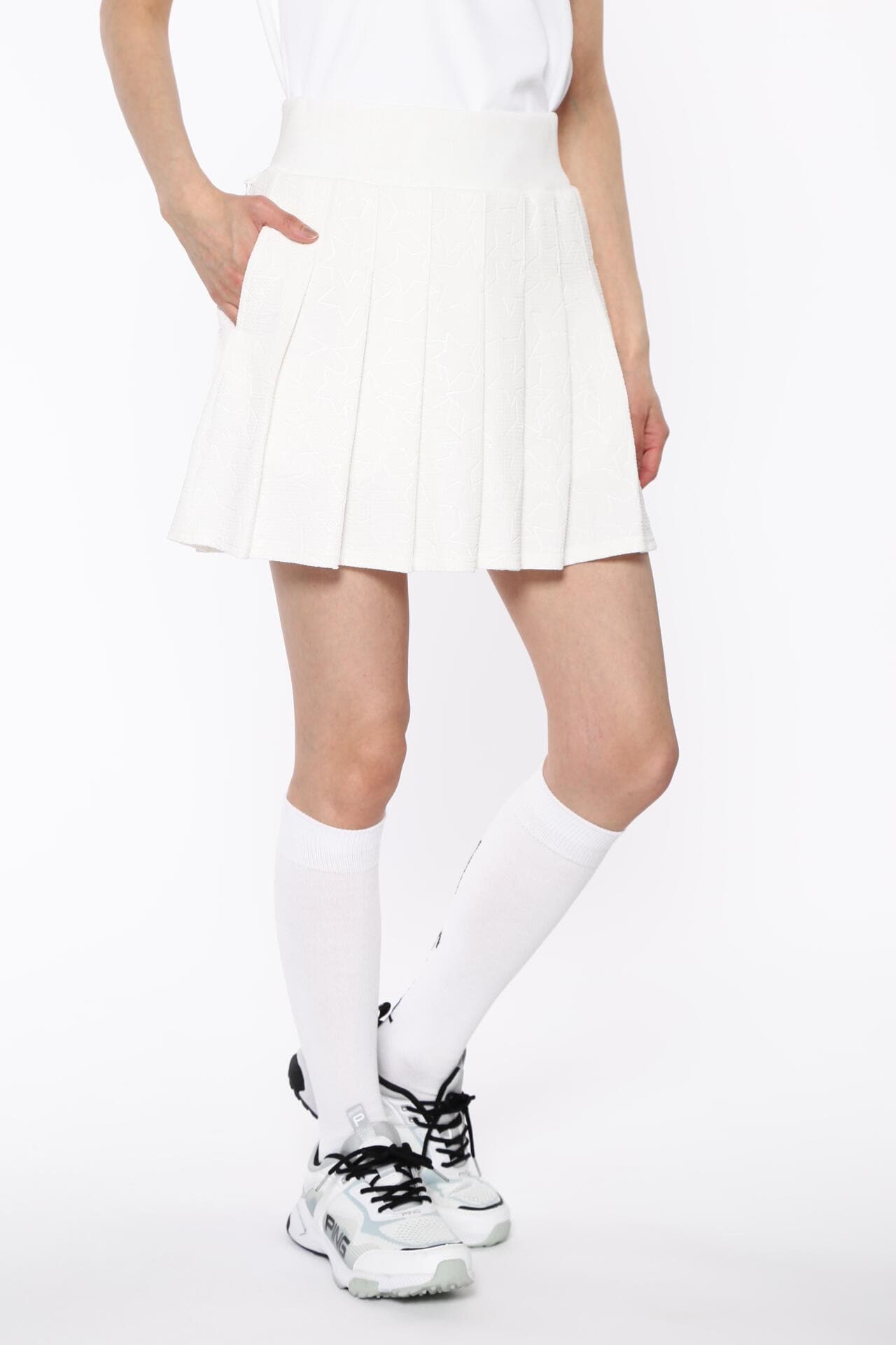 【PING APPAREL】全方向ストレッチ 3Dエンボスジャージースカート <LADIES LINE> (LADIES)