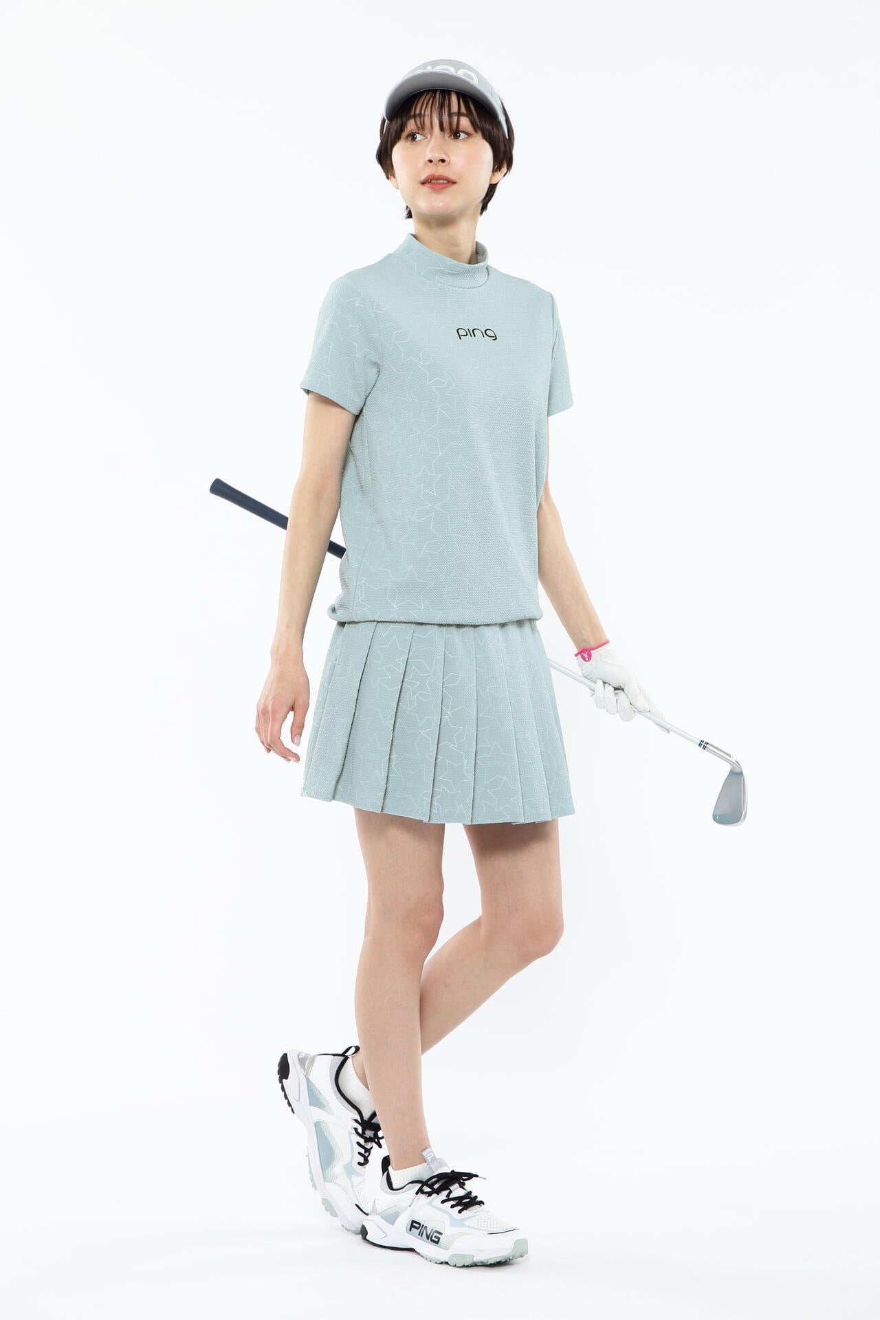【PING APPAREL】全方向ストレッチ 3Dエンボスジャージースカート <LADIES LINE> (LADIES)
