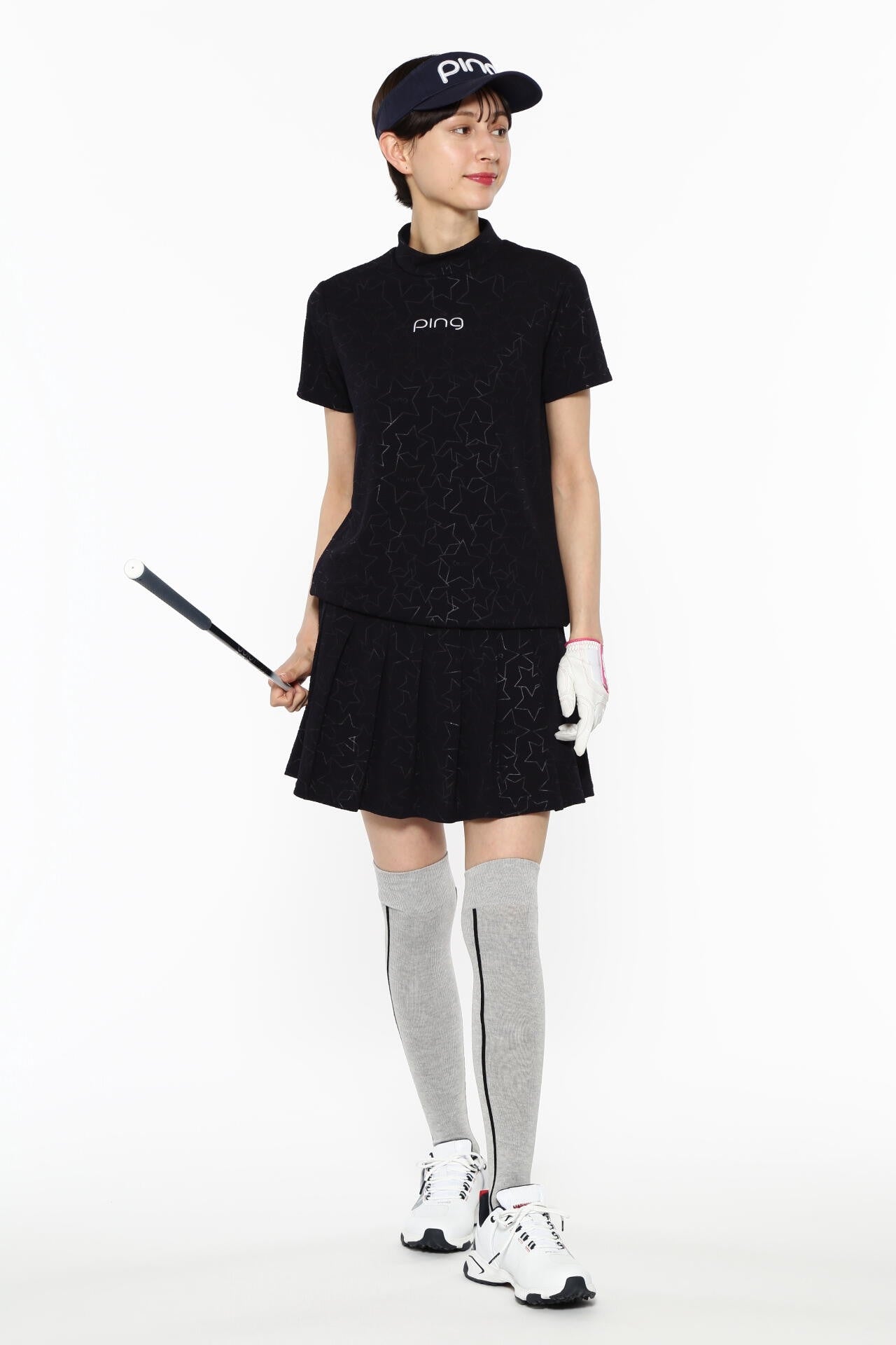 【PING APPAREL】全方向ストレッチ 3Dエンボスジャージースカート <LADIES LINE> (LADIES)