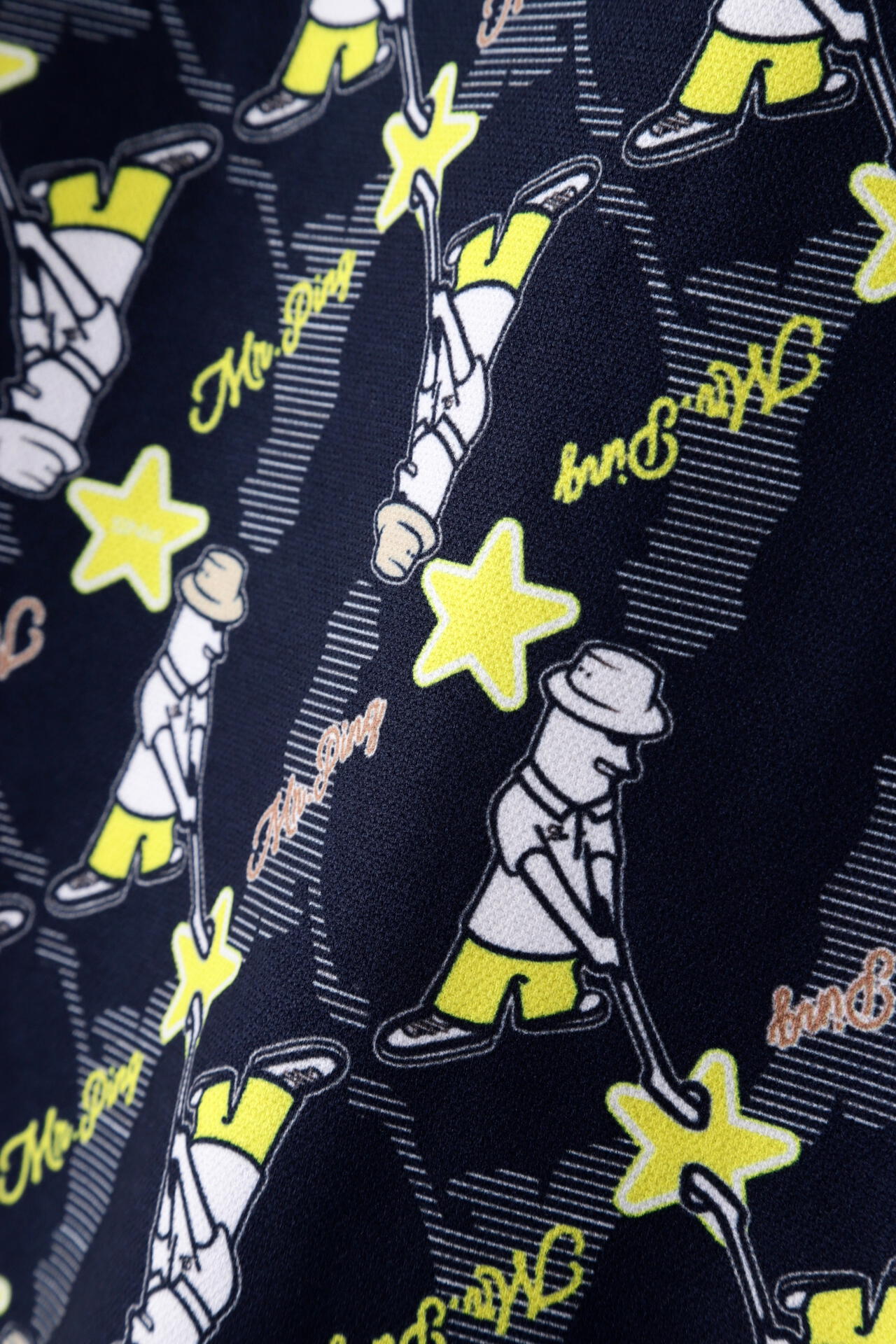 【PING APPAREL】Mr.PING総柄プリント半袖ポロシャツ <NATIVE> (LADIES)