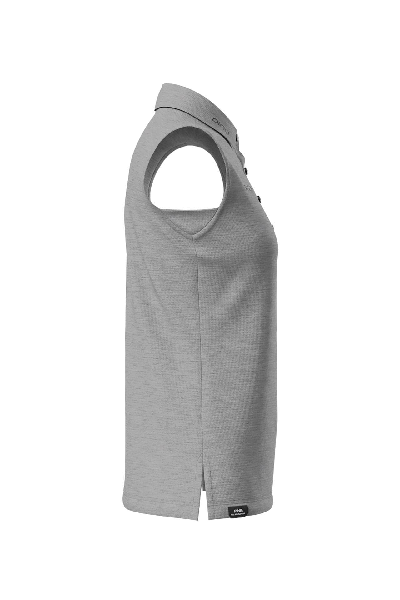 【PING APPAREL】涼感ストレッチメッシュカノコスリーブレスポロシャツ <PERFORMANCE> (LADIES)