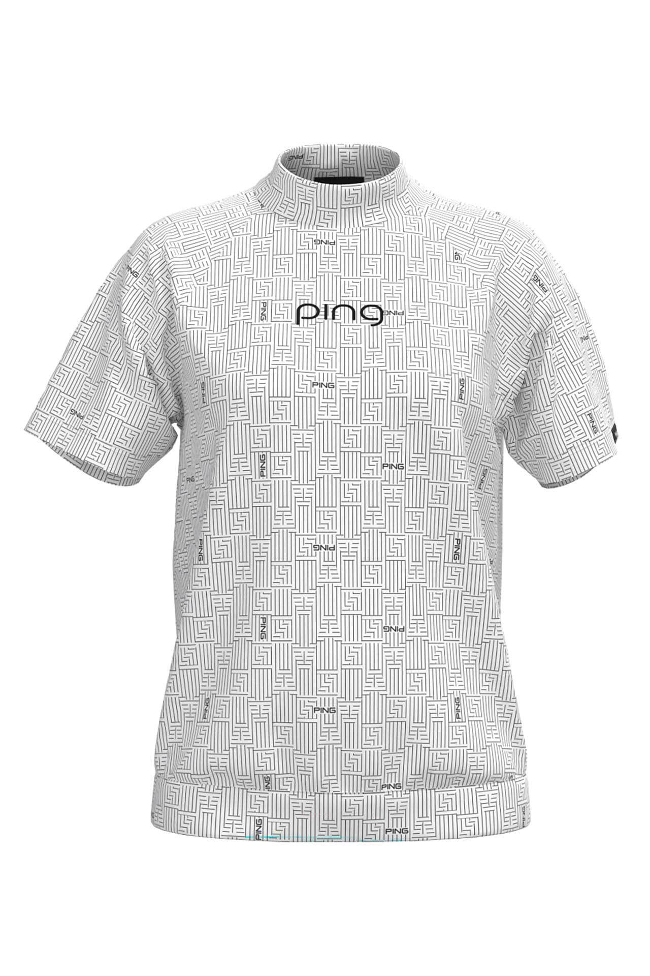 【PING APPAREL】AZモノグラムジャカードハイネックカットソー <PERFORMANCE> (LADIES)
