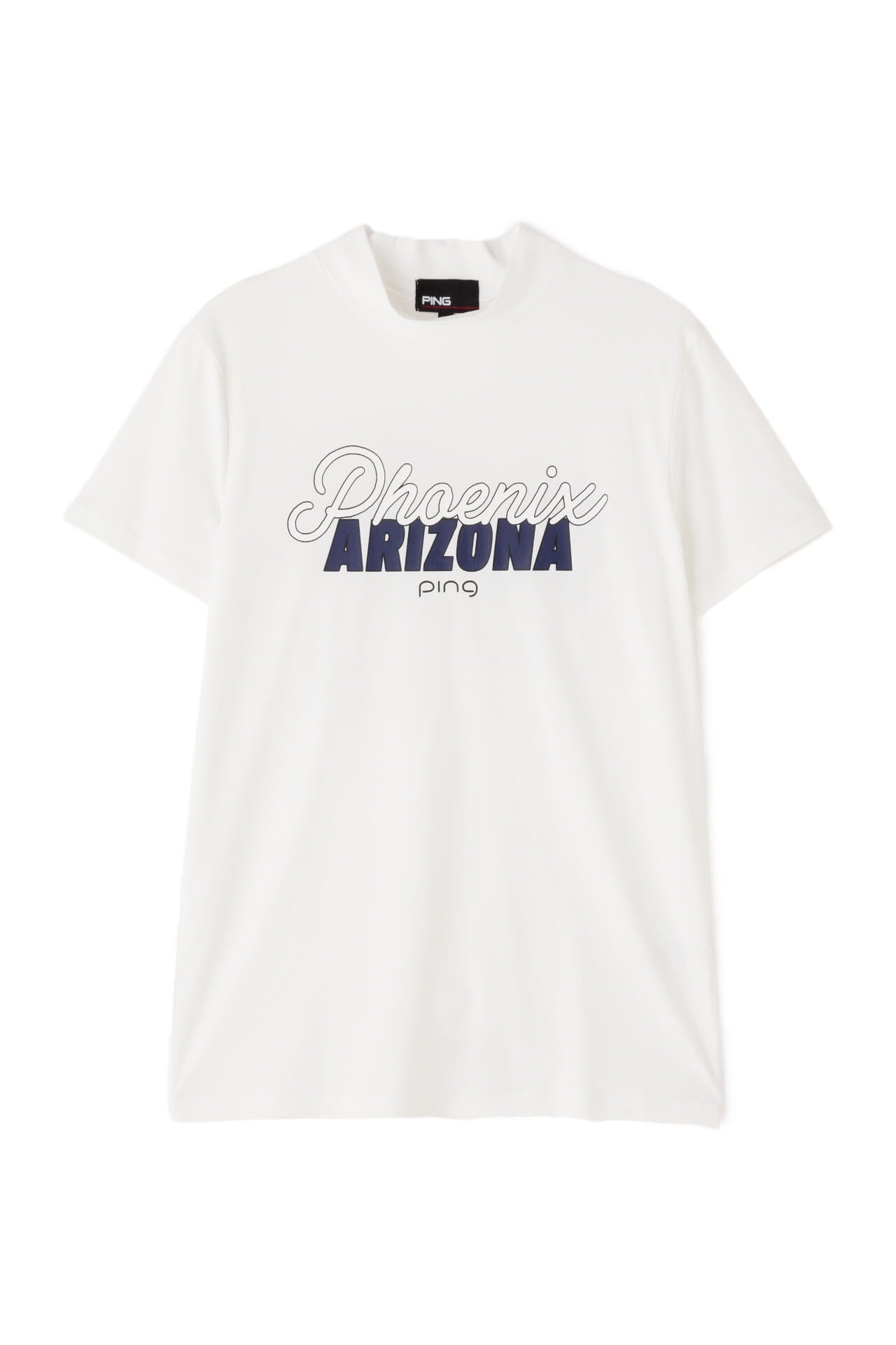 【PING APPAREL】UVプリント天竺半袖ハイネックカットソー <LADIES> (LADIES)