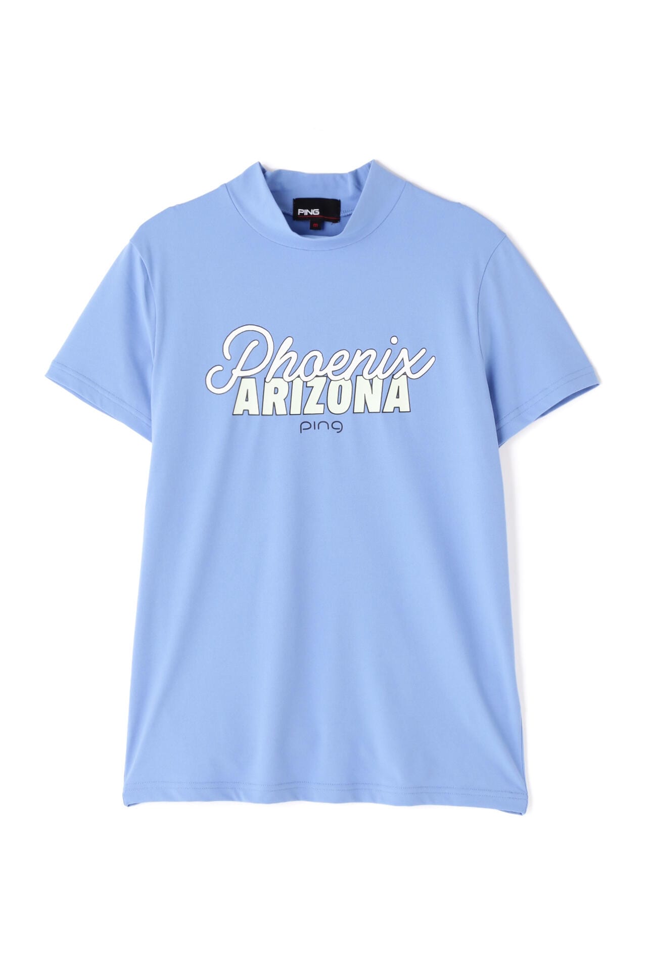 【PING APPAREL】UVプリント天竺半袖ハイネックカットソー <LADIES> (LADIES)