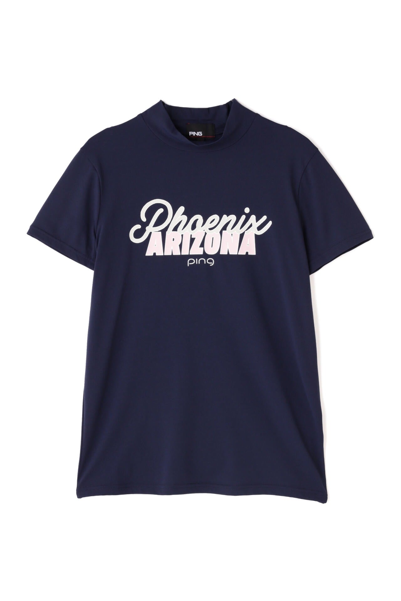 【PING APPAREL】UVプリント天竺半袖ハイネックカットソー <LADIES> (LADIES)